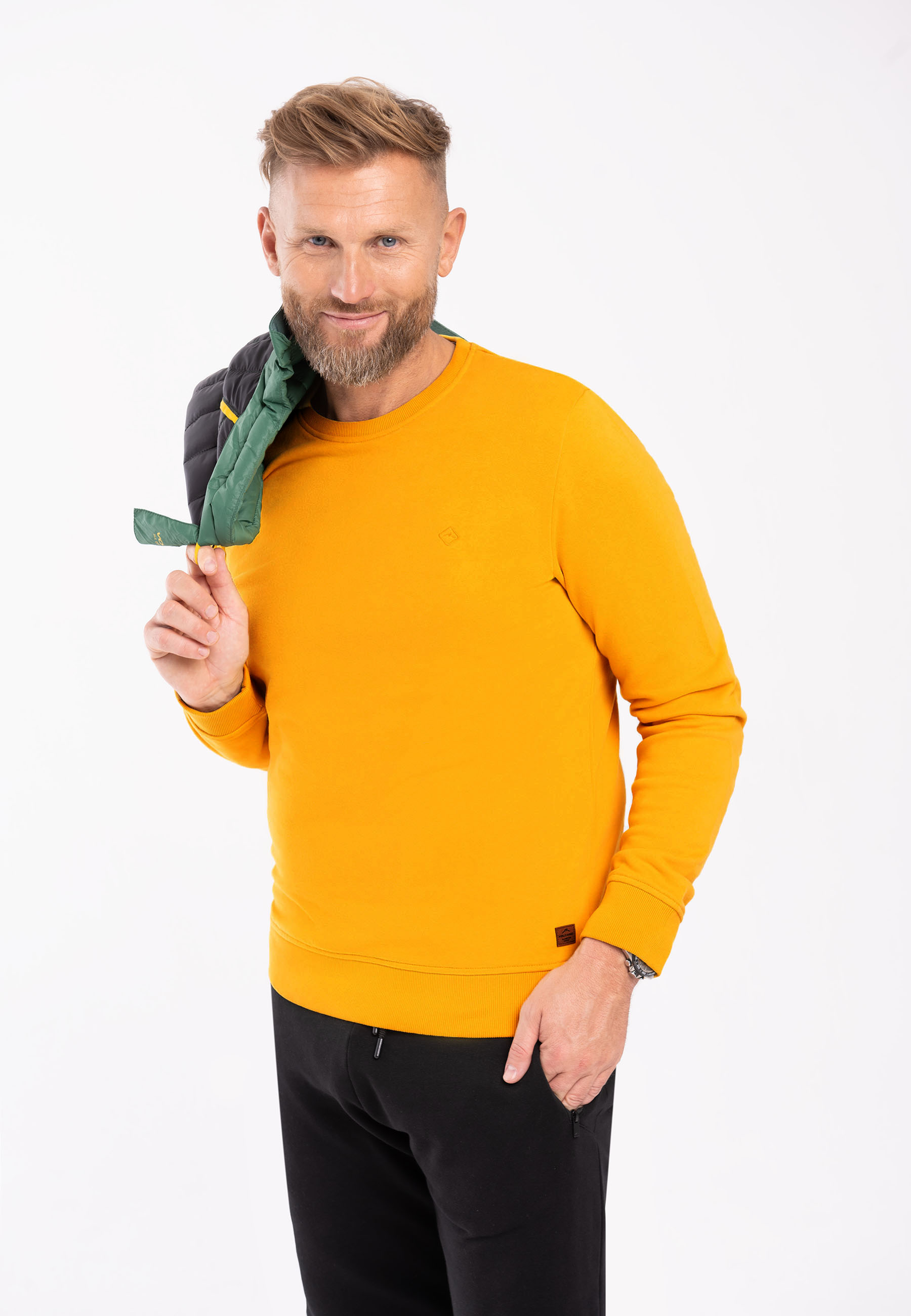 Gładka bluza B‑ANDY