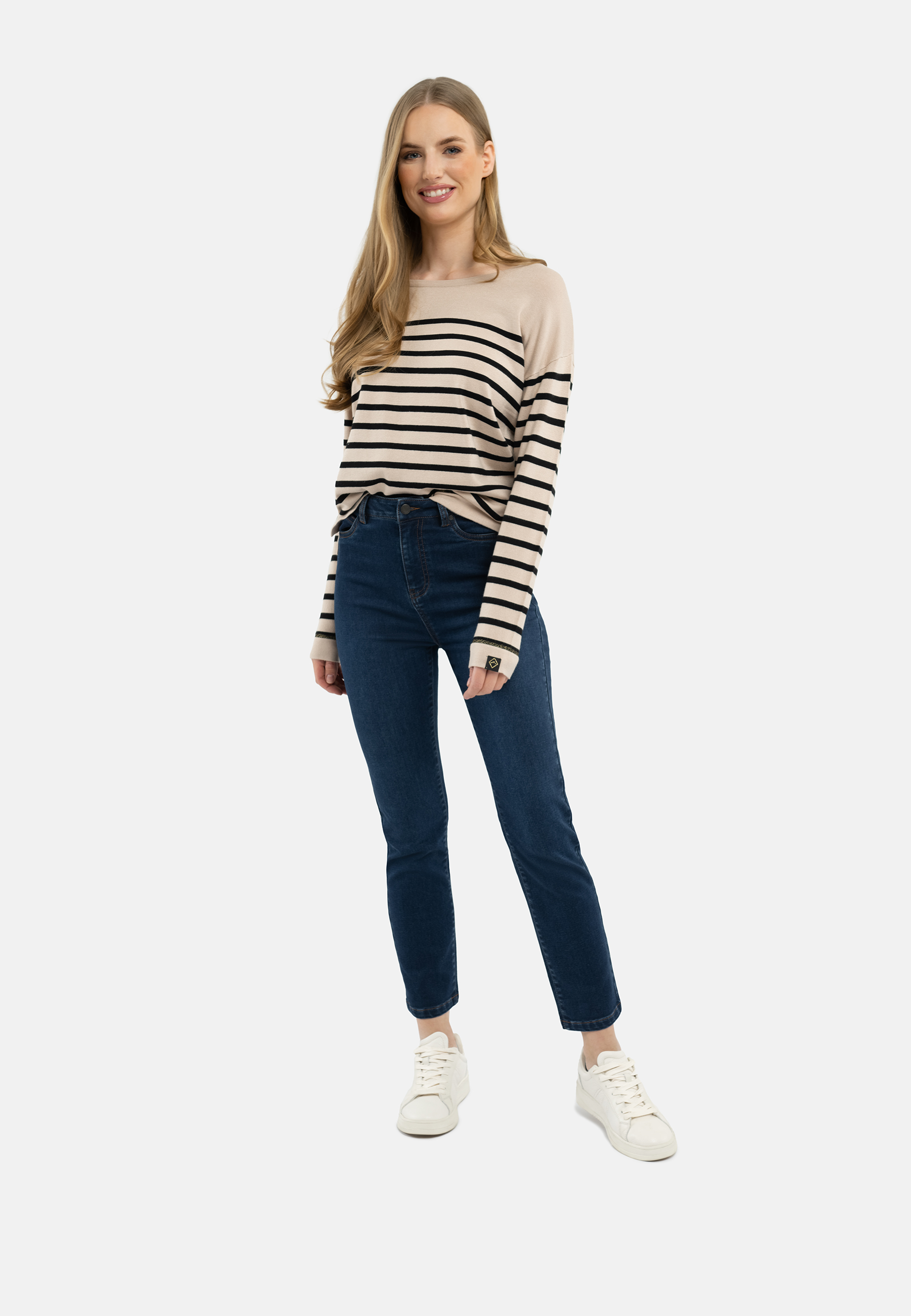 Jeansy z wysokim stanem D-AGNES 7