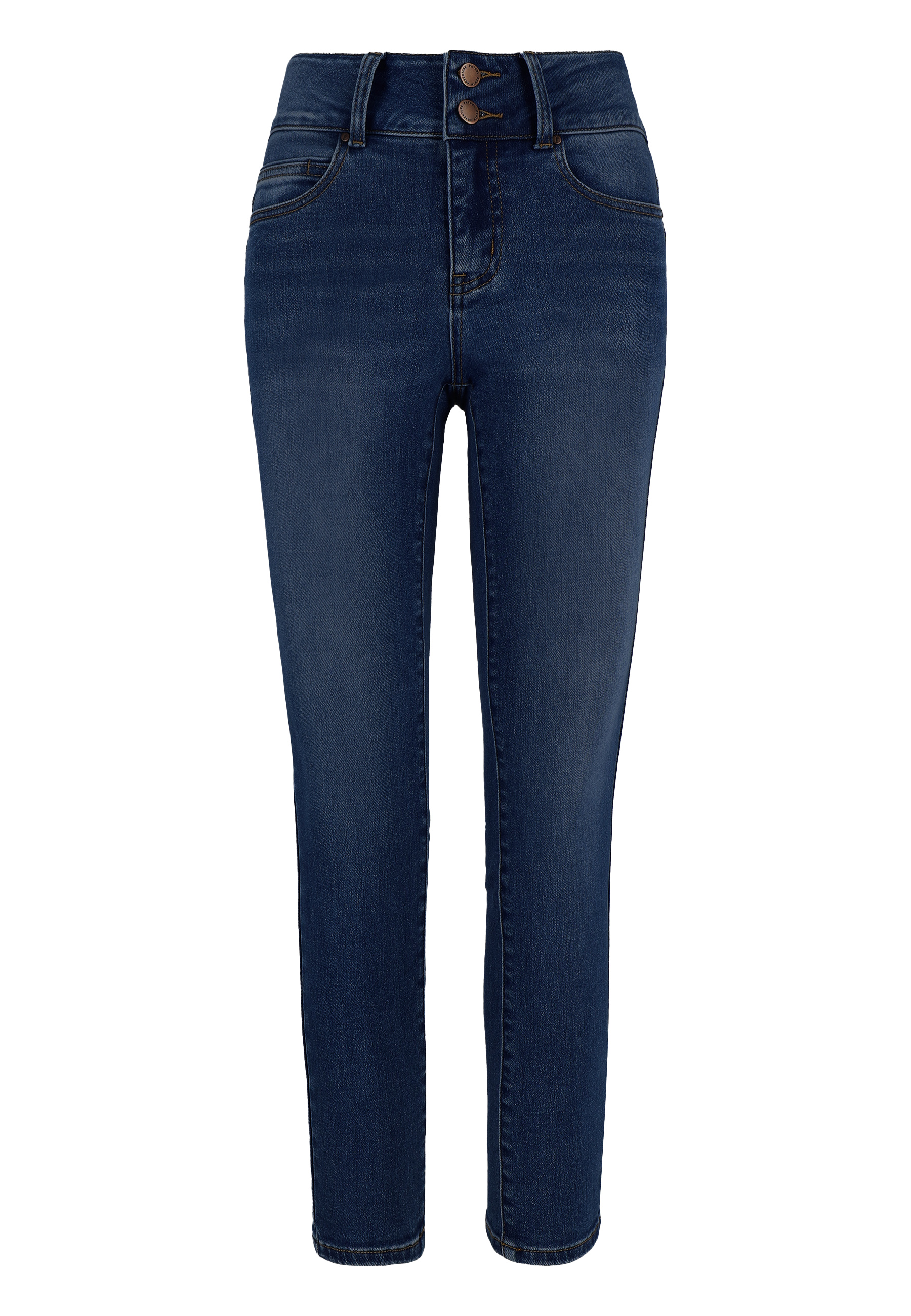 Granatowe jeansy damskie slim D-MONTANA 14