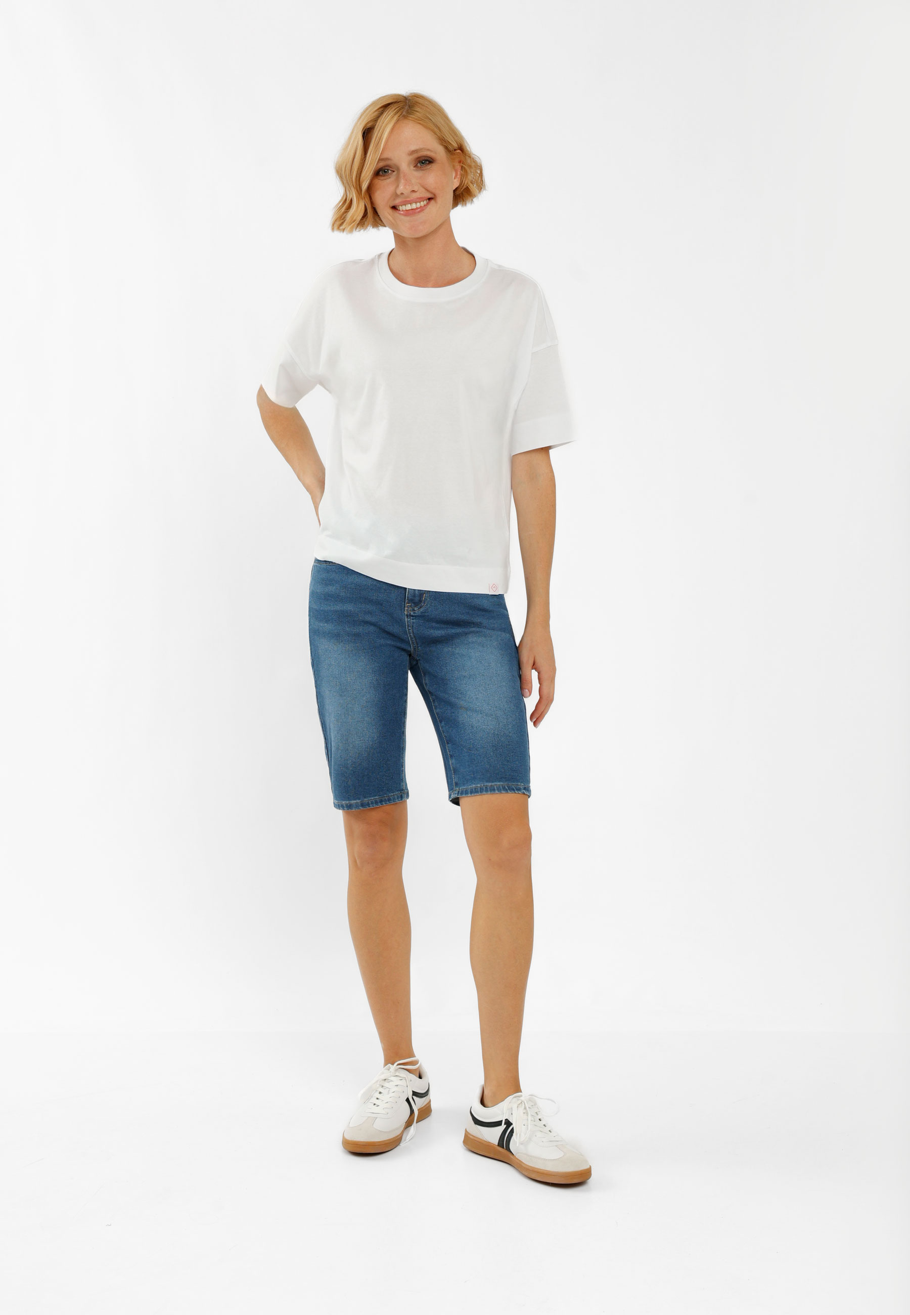 Szorty jeansowe, Slim Fit, E-NEDA