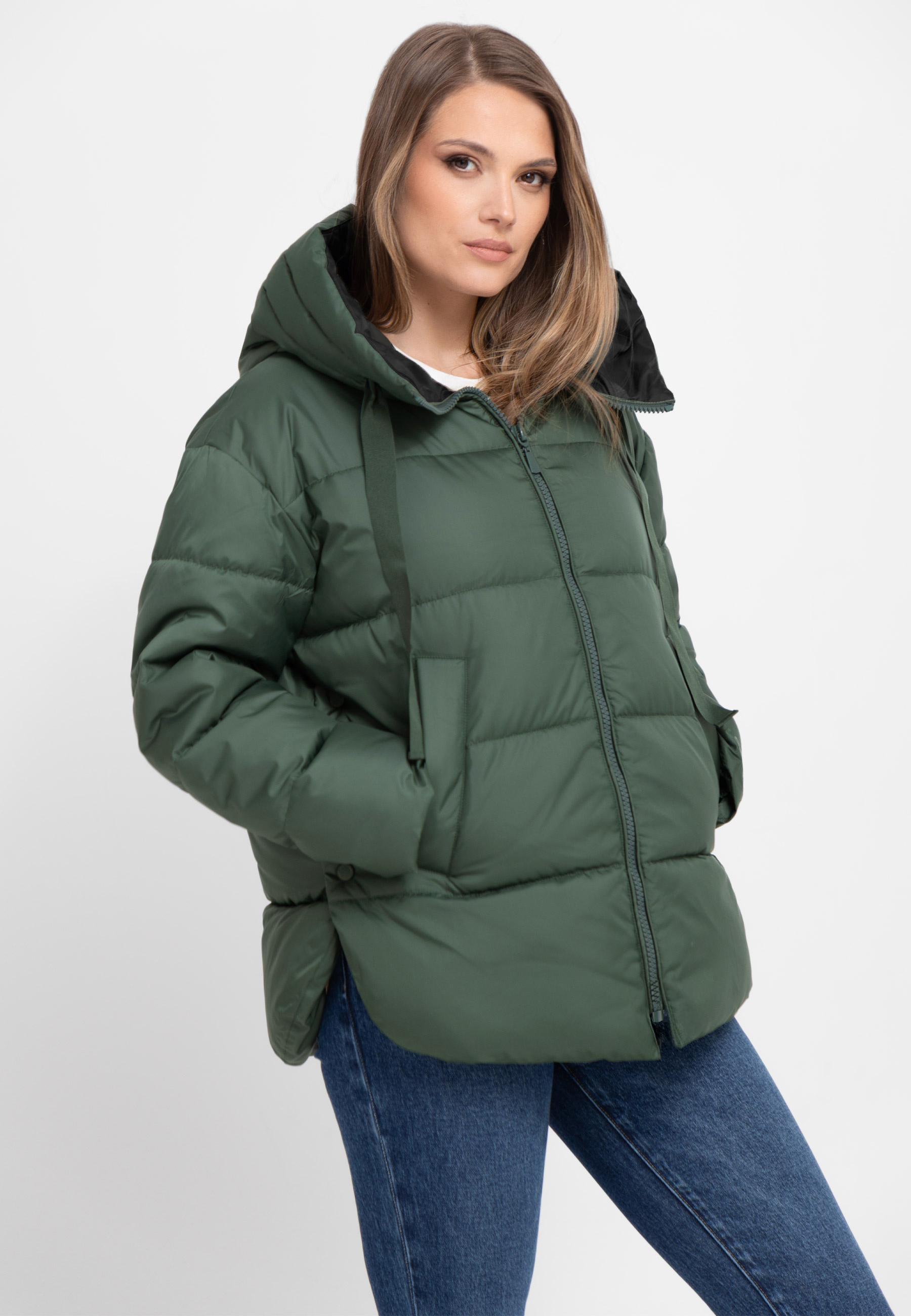 Pikowana kurtka oversize J-LAVEO
