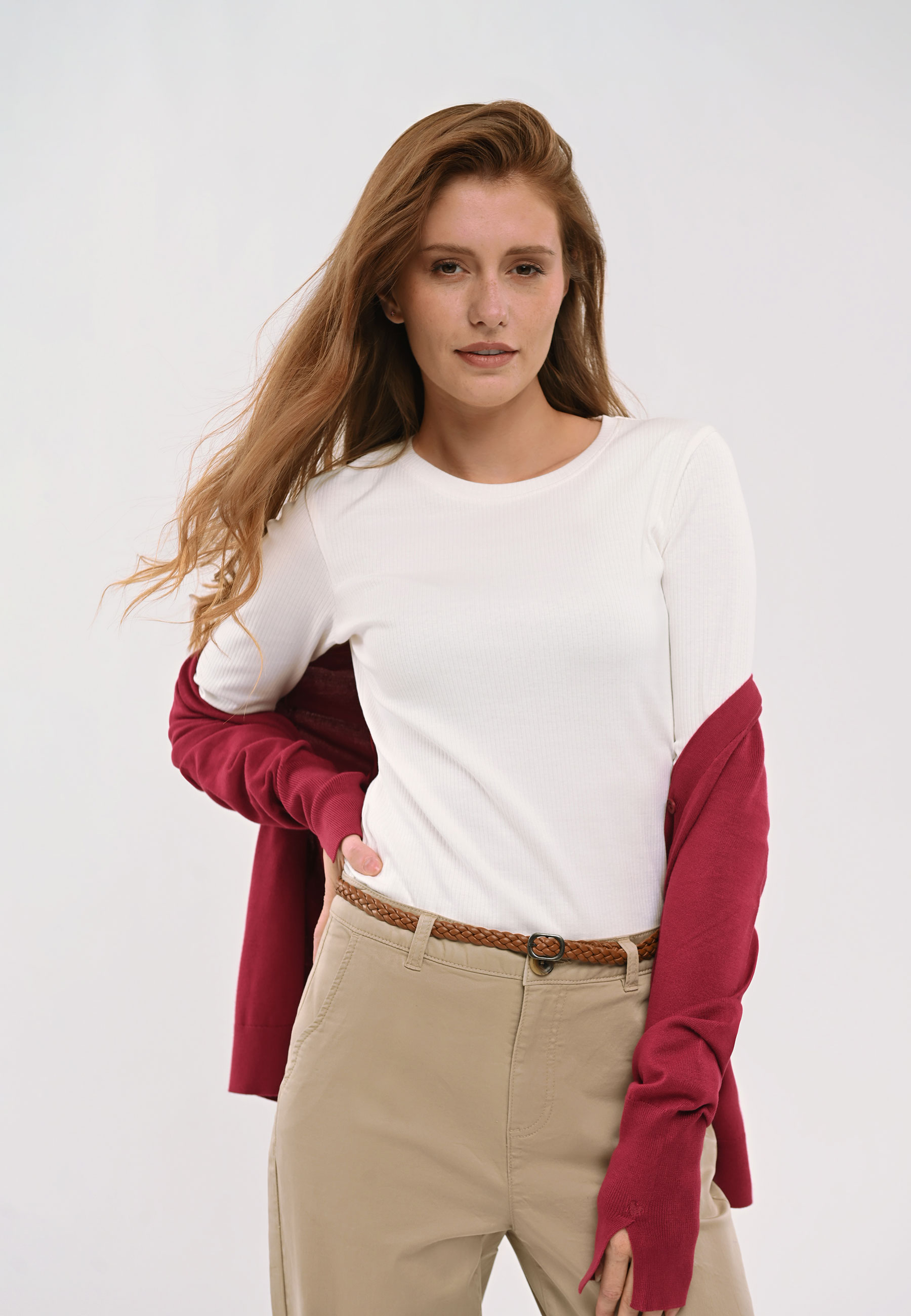 Prążkowany longsleeve L-LOKO