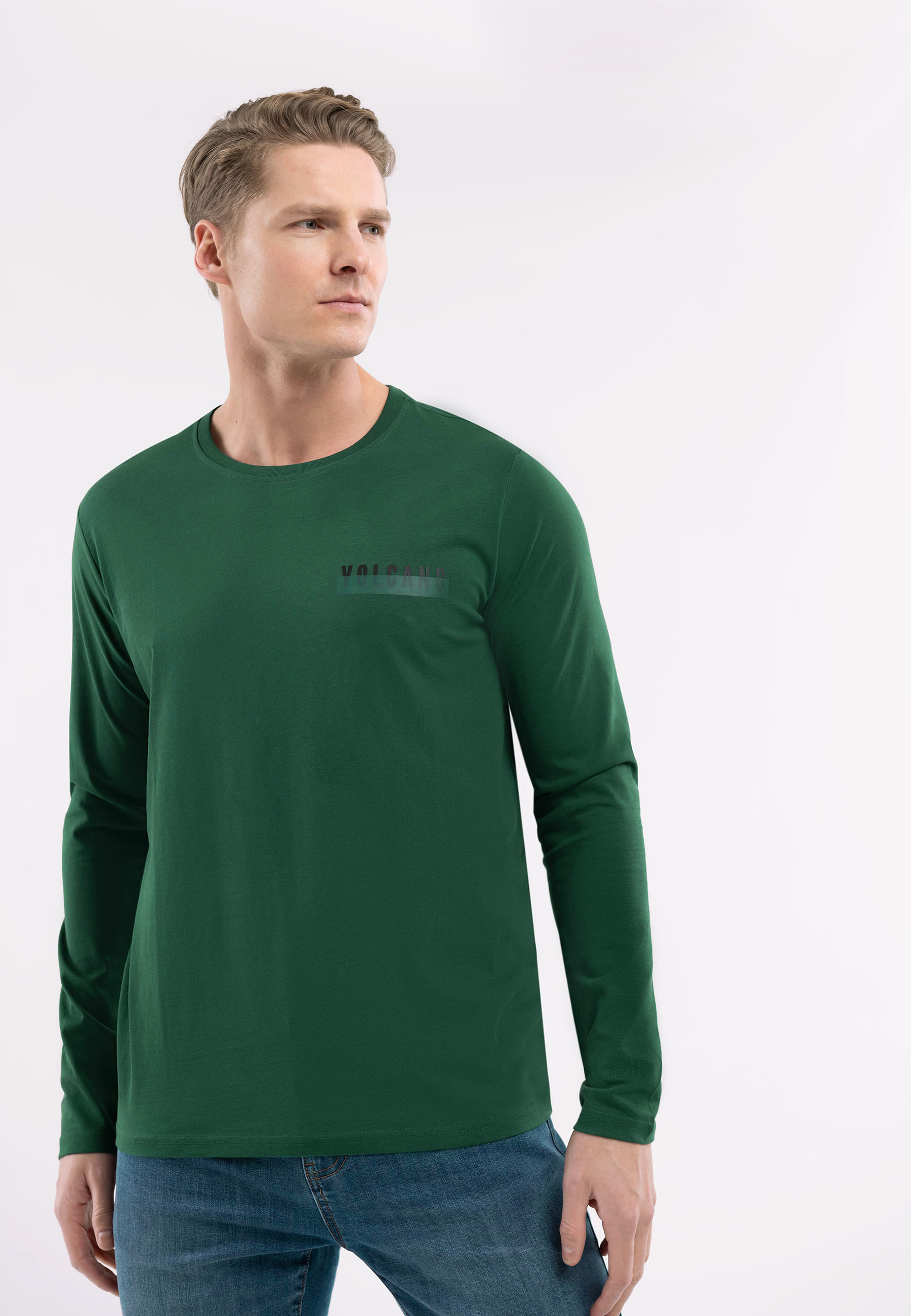 Bawełniany longsleeve L-MONO