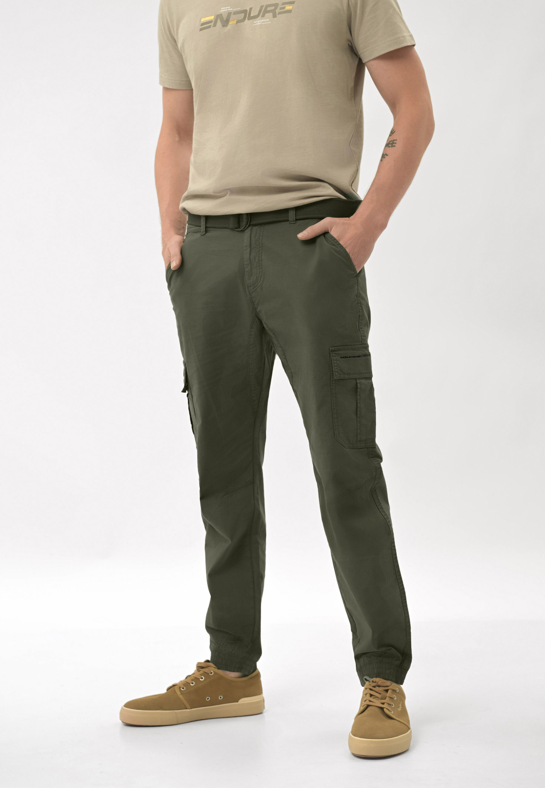 Spodnie bojówki khaki R-FORN