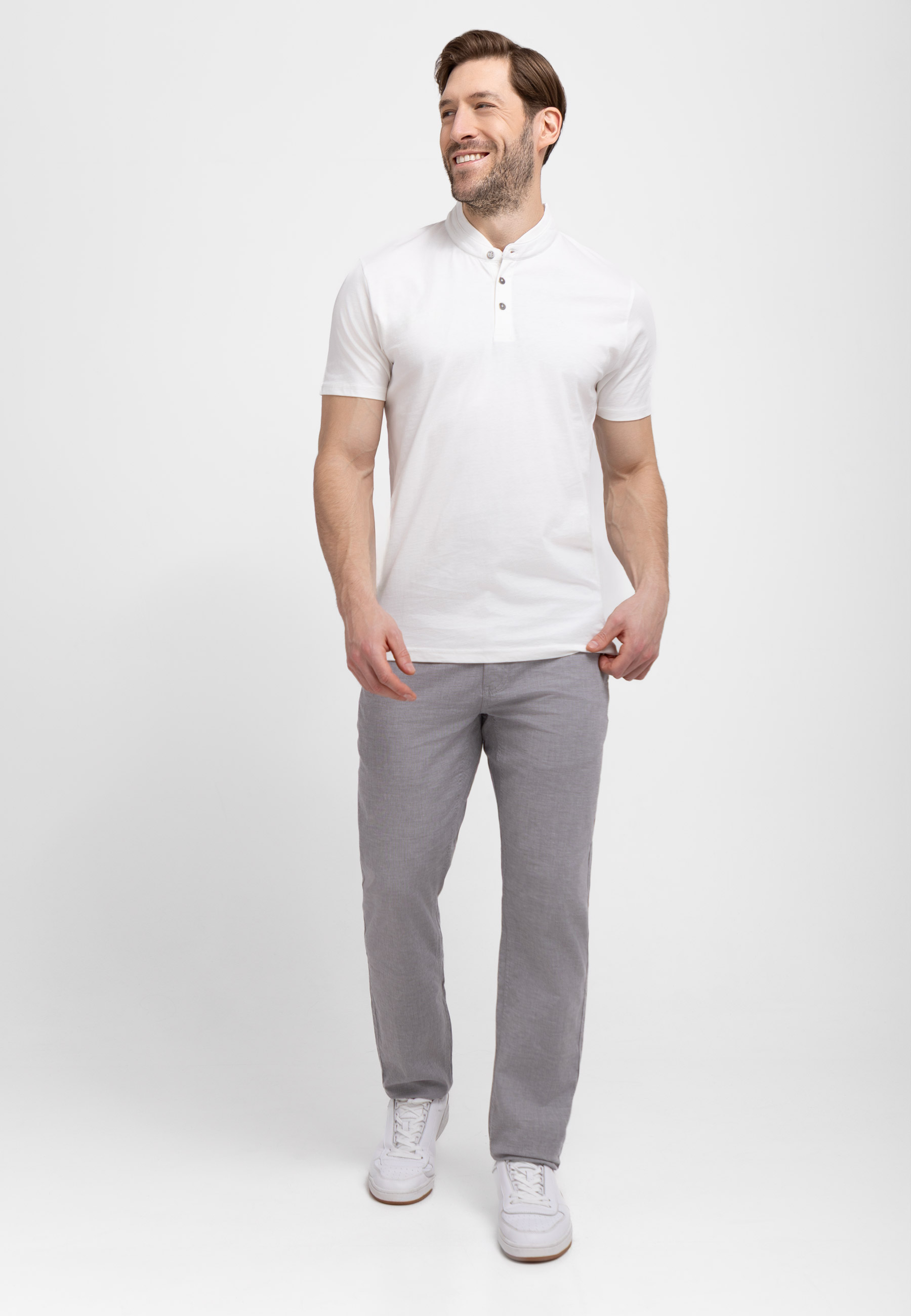 Bawełniane chinosy, Regular Fit, R-LORN
