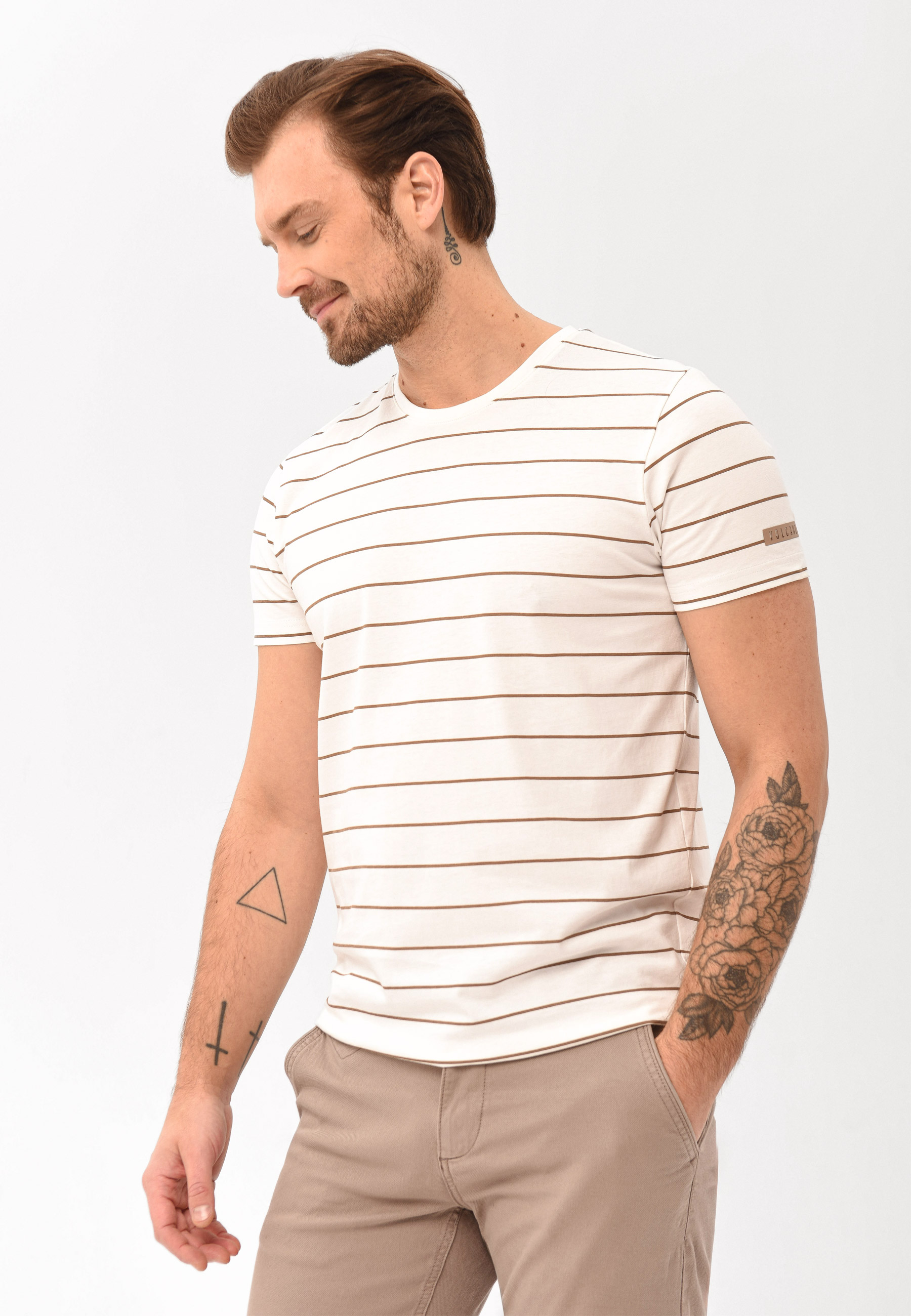T-shirt w paski T-ALLY