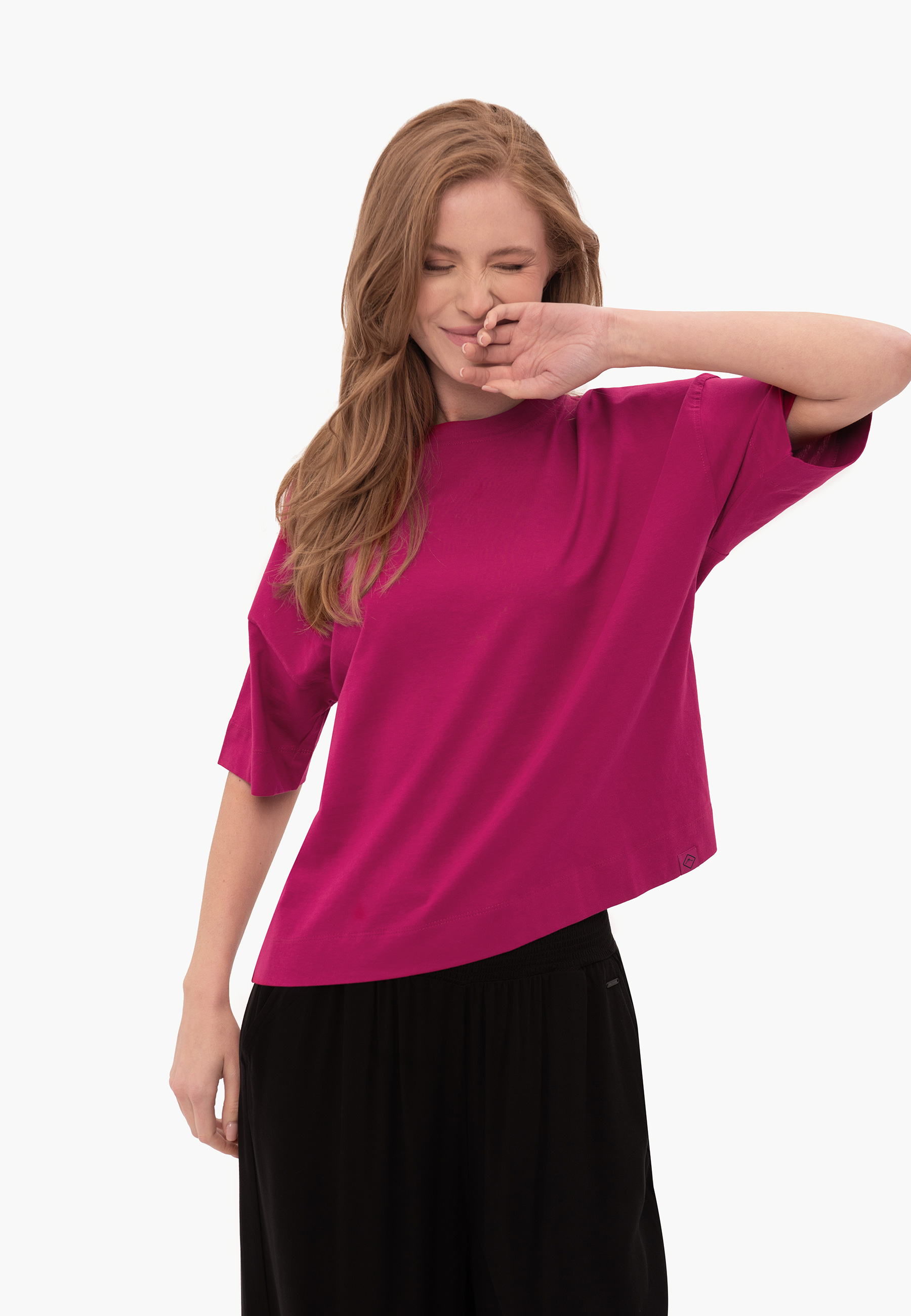 Bawełniany t-shirt, Comfort Fit, T-FLAME