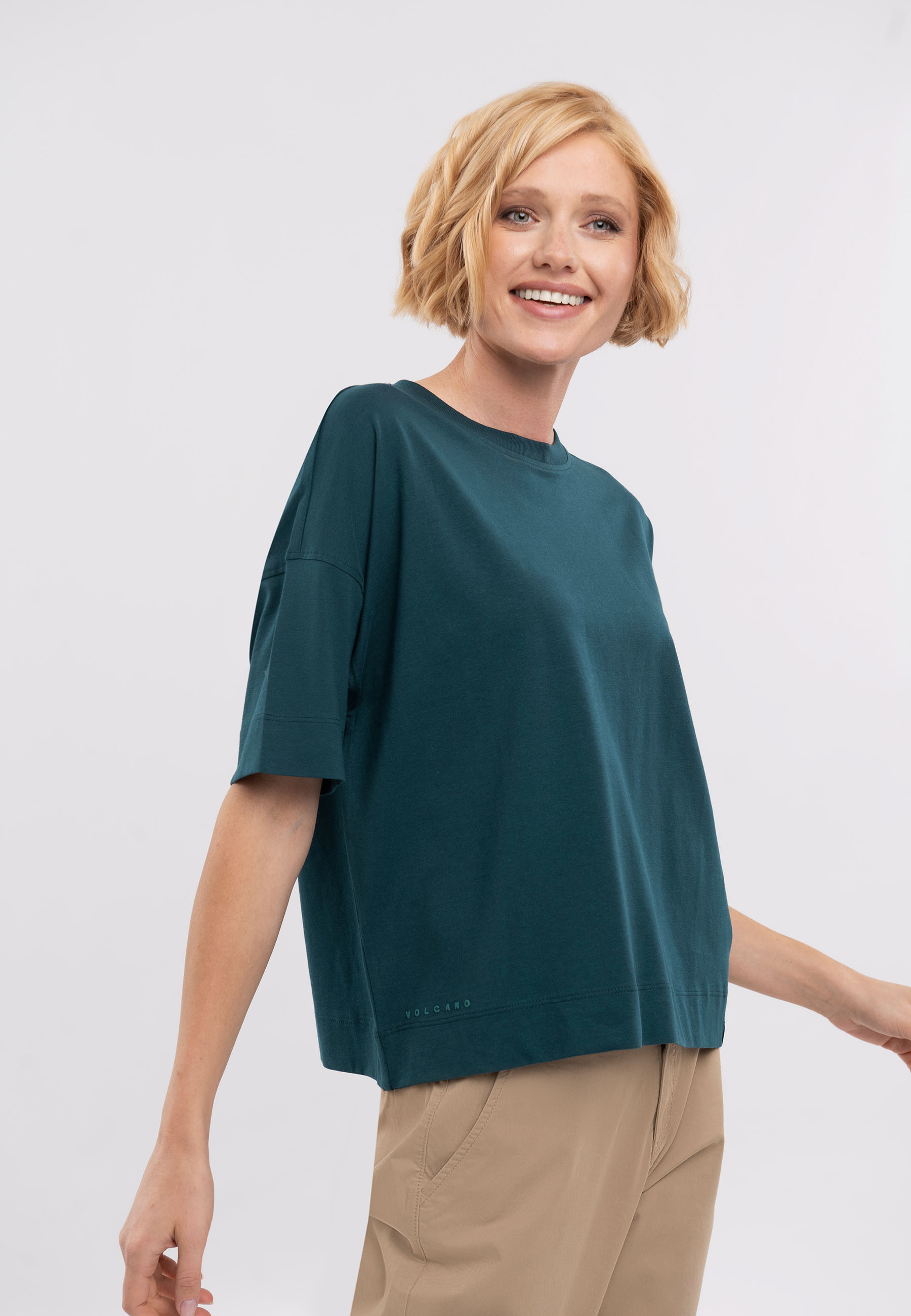 Bawełniany t-shirt, Comfort Fit, T-FLAME
