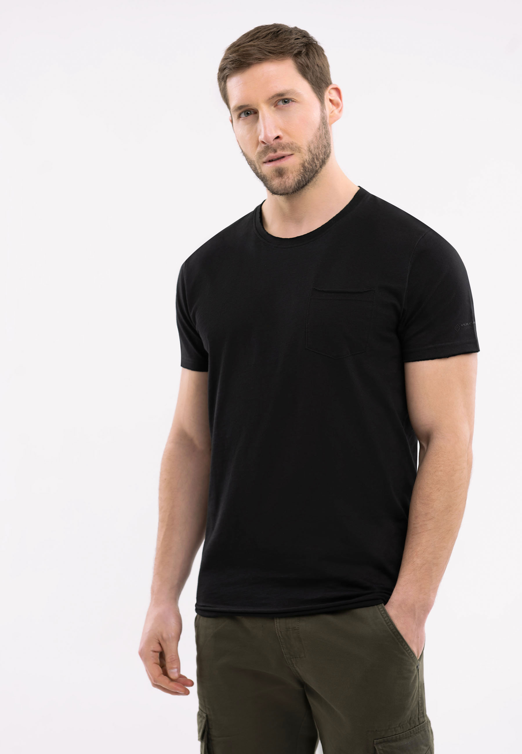 T-shirt z kieszonką T-JAGGER