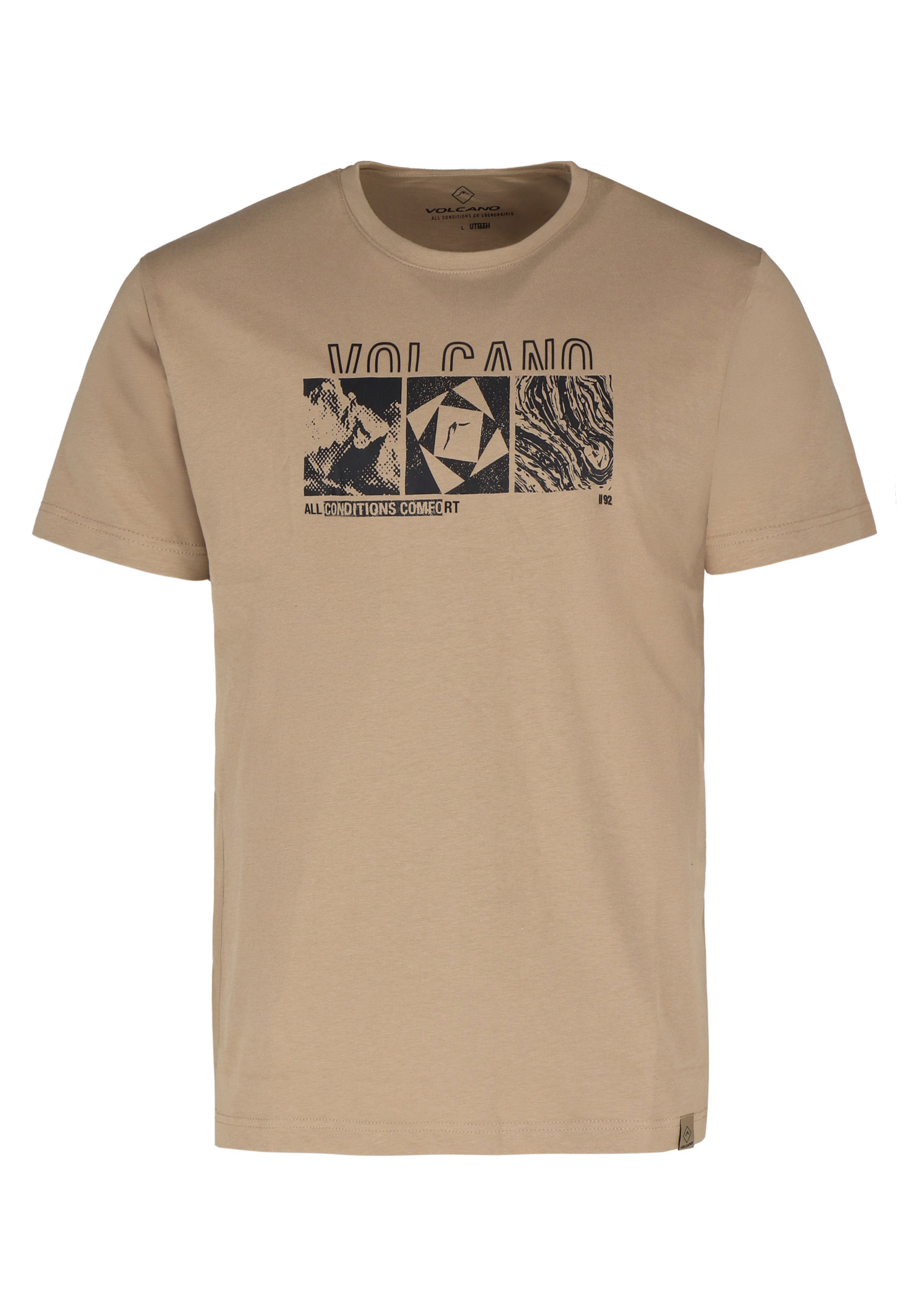 T-shirt z outdoorowym nadrukiem, Comfort Fit, T-KELLY
