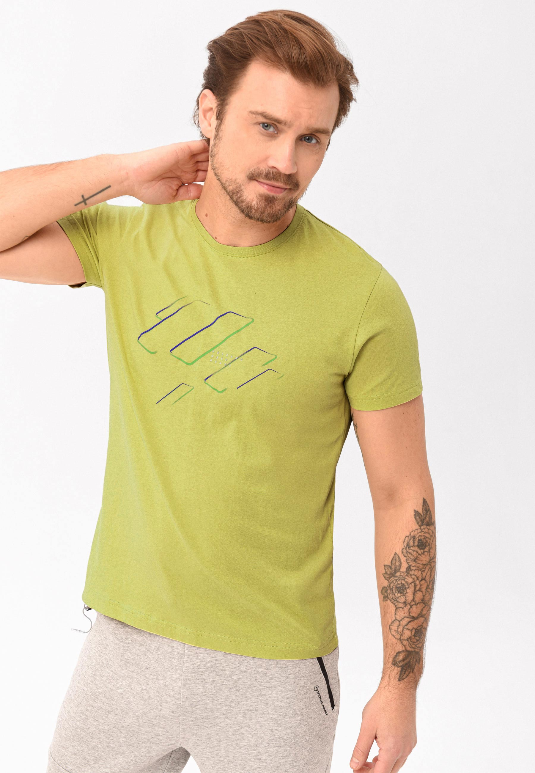 Bawełniany t-shirt z printem T-LASER
