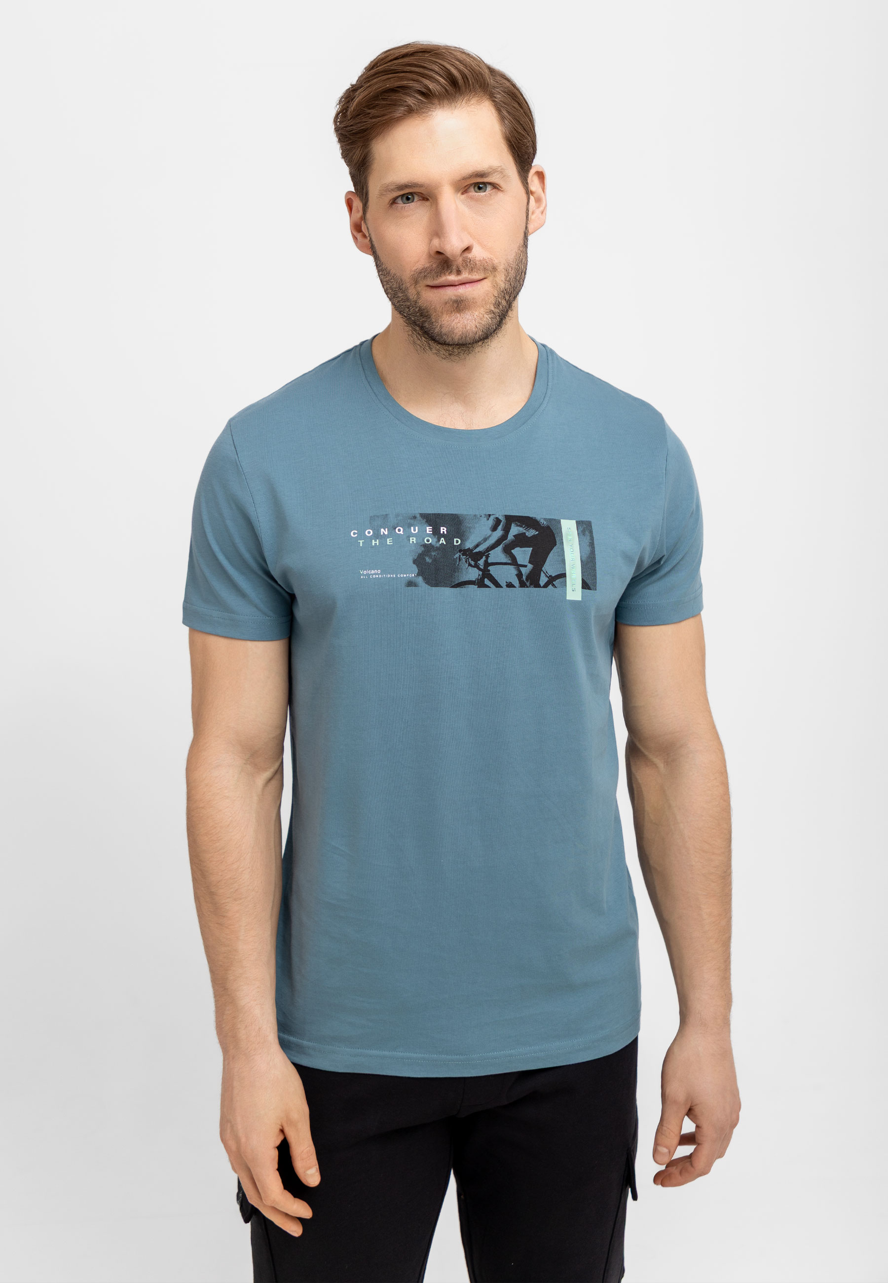 T-shirt z motywem rowerowym T-RAD