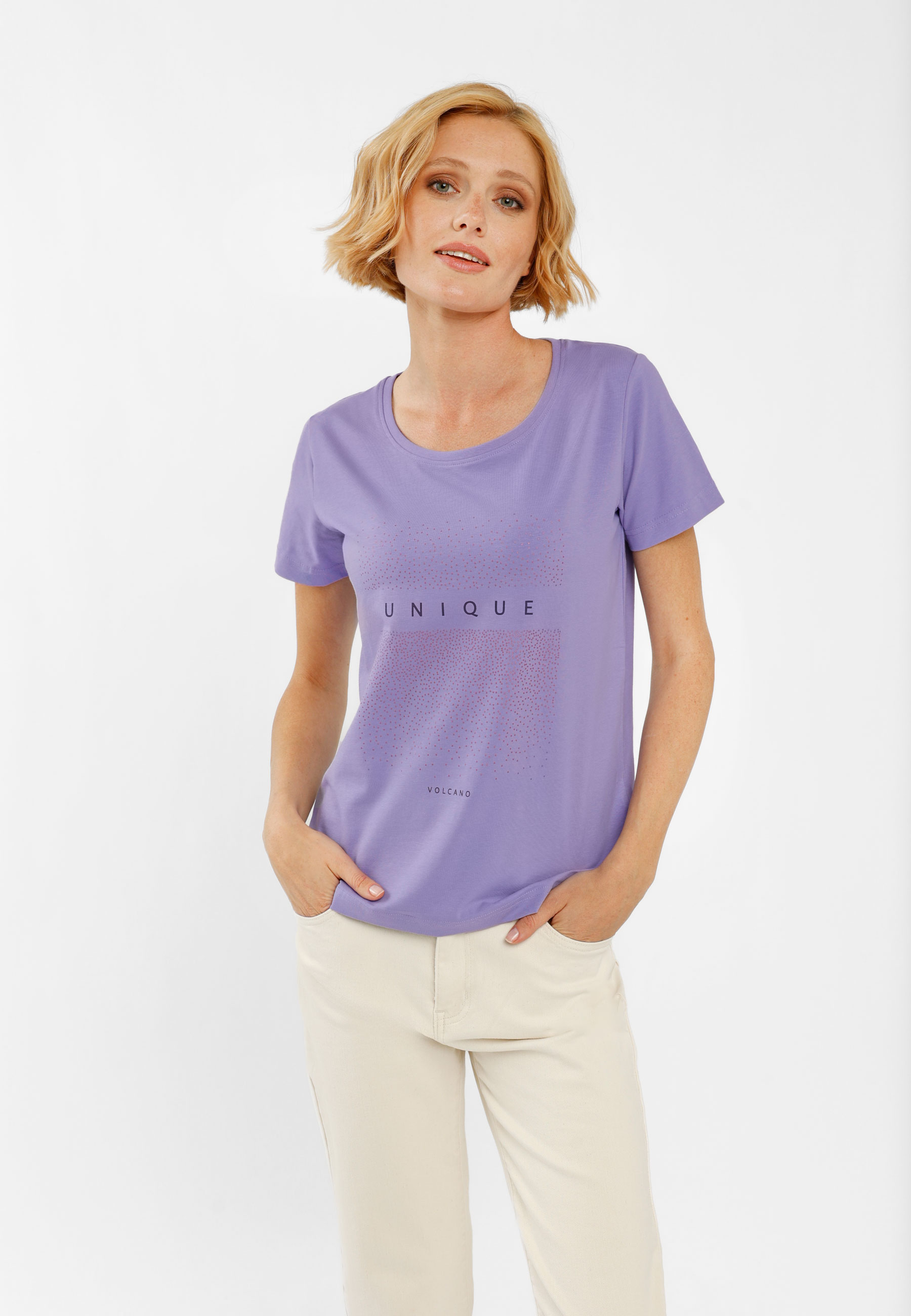 T-shirt z nadrukiem T-SLOW