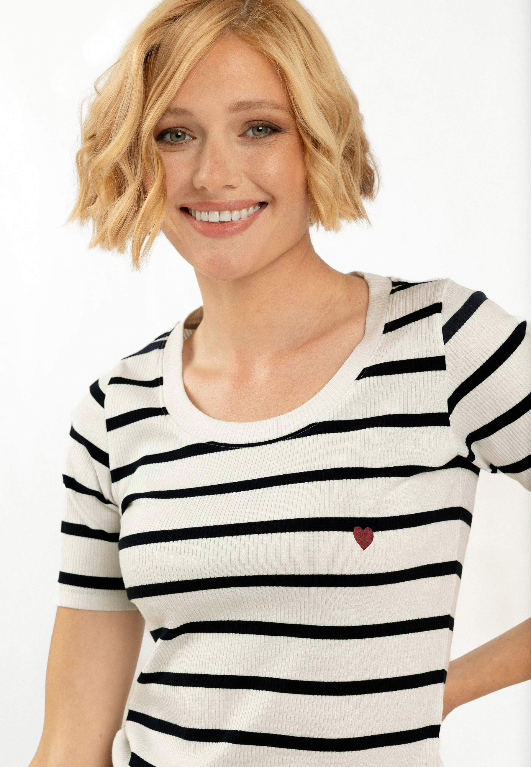 Koszulka w paski, Slim Fit, T-VALENTINE