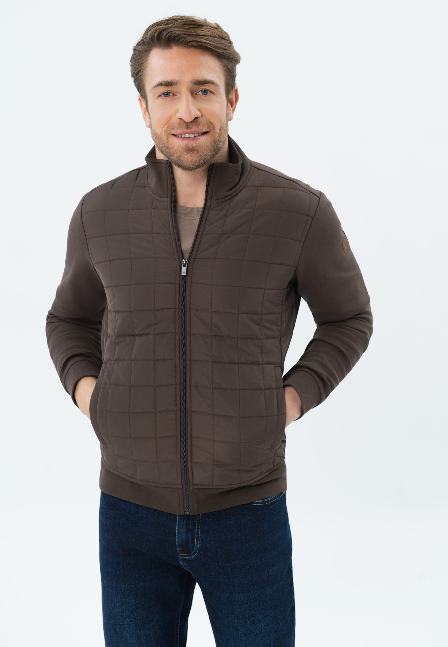 Bluza z pikowanym panelem B-CORF