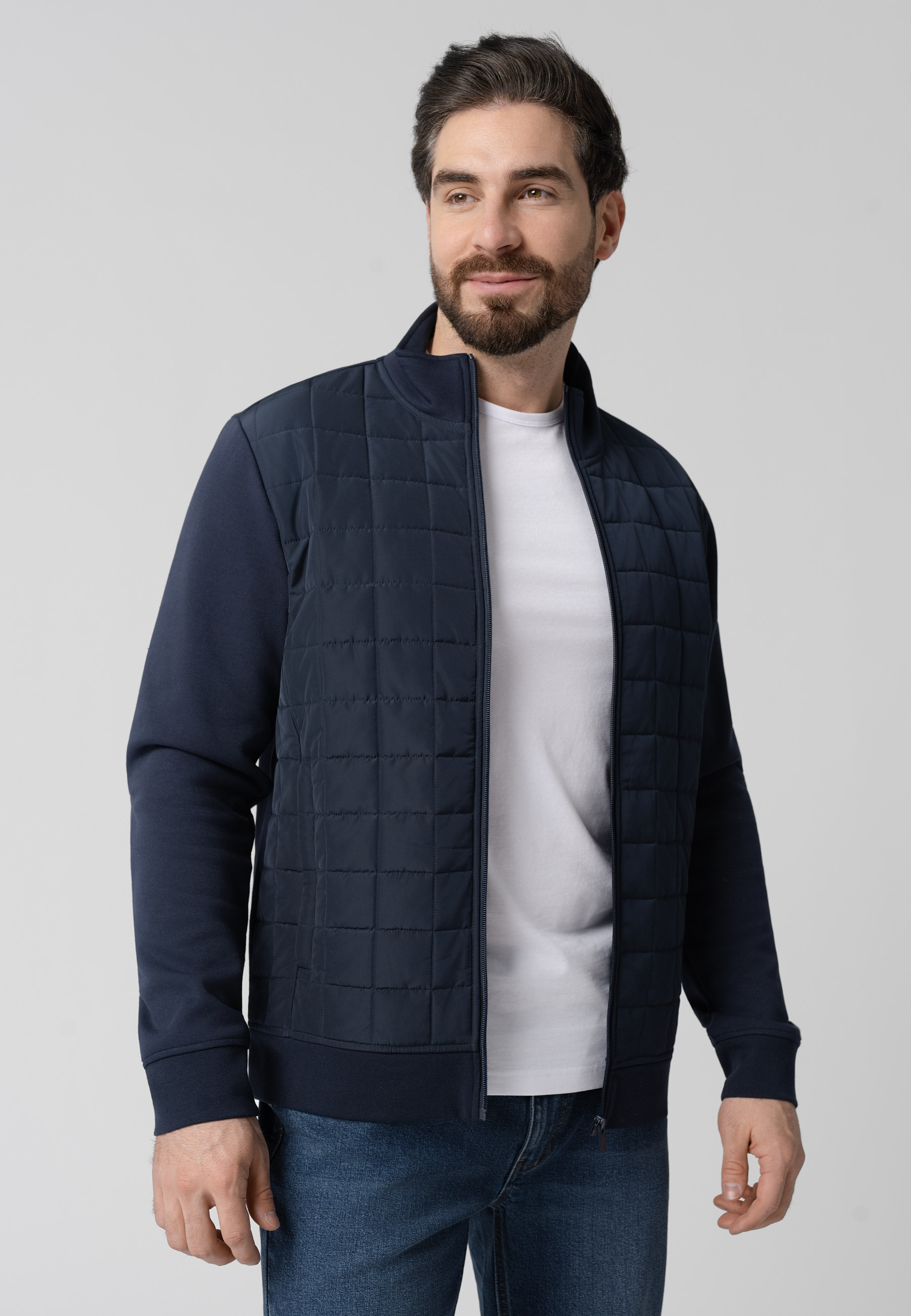 Bluza z pikowanym panelem B-CORF