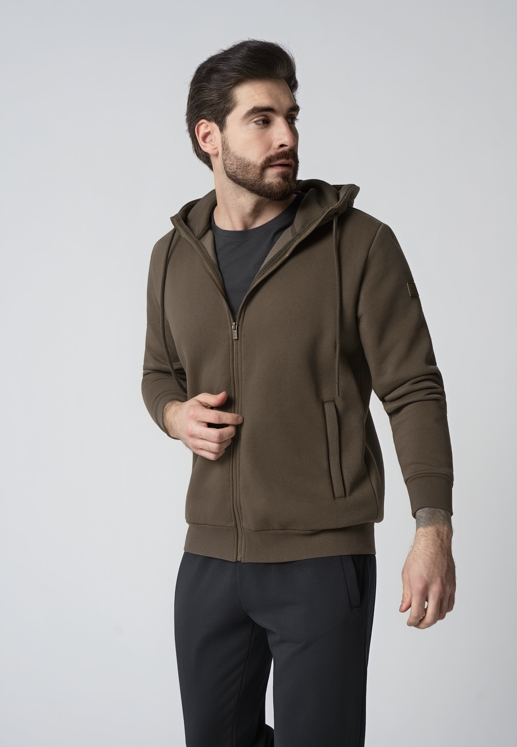 Bluza bawełniana z kapturem B-GROW