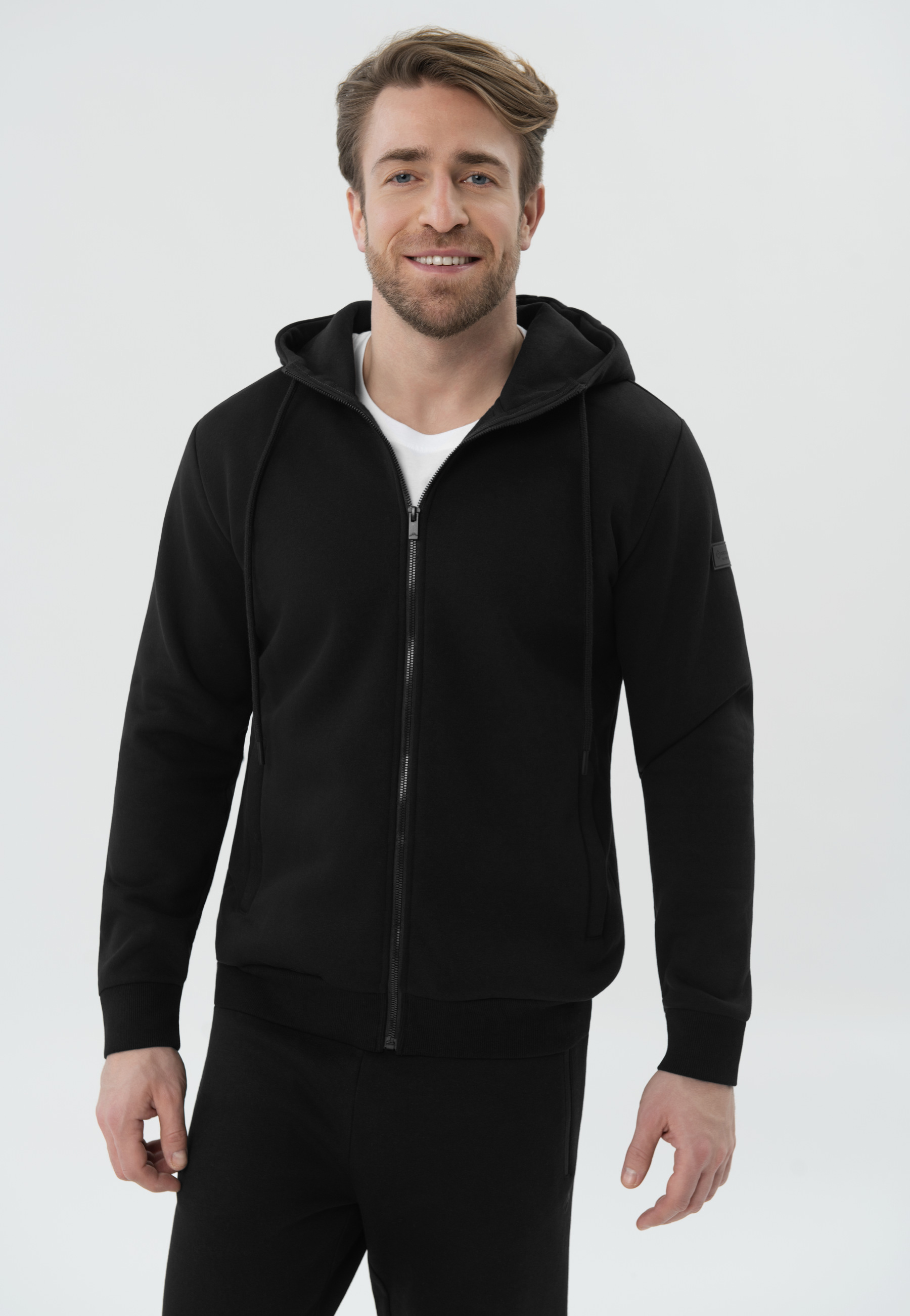 Bluza bawełniana z kapturem B-GROV