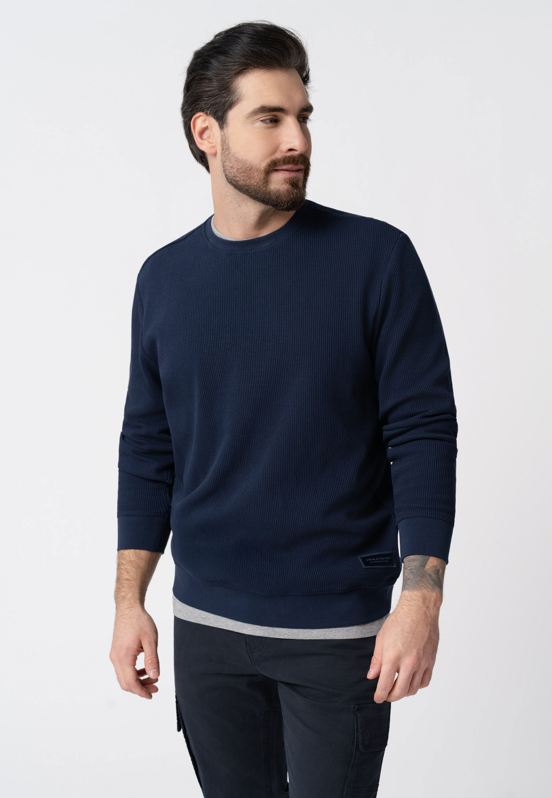 Bluza ze strukturą B-TONE