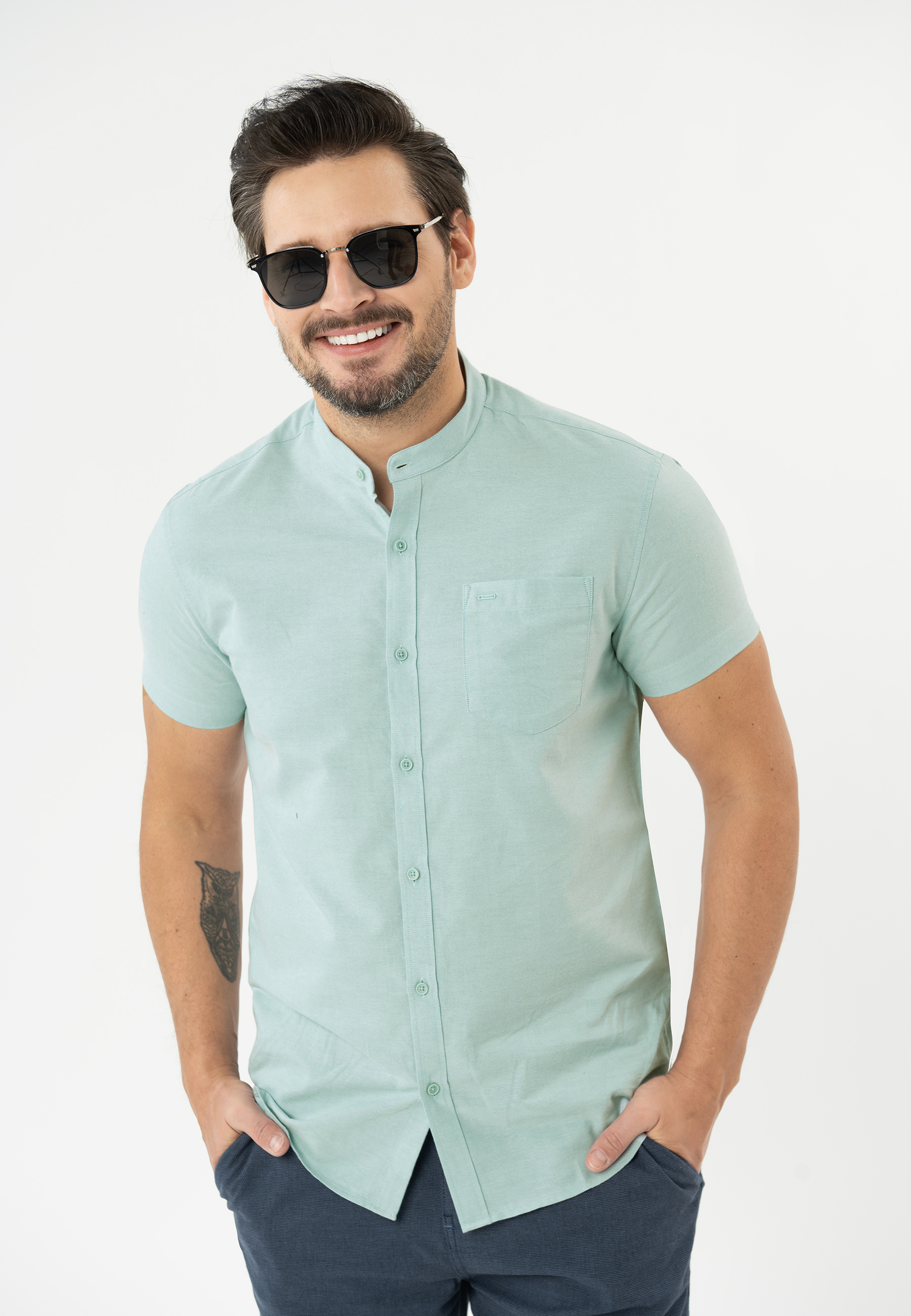 Koszula z krótkim rękawem, Regular Fit, C-TRIFO