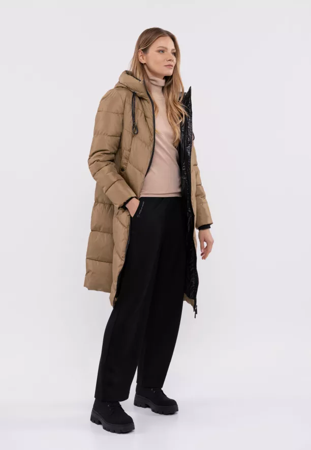 Długi pikowany płaszcz J-MONACO