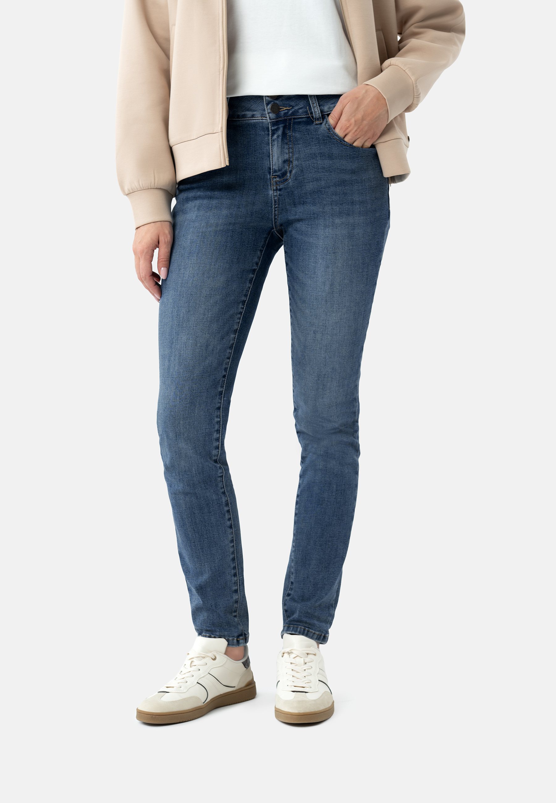 Jeansy rurki, Slim Fit, D-MONTANA 16