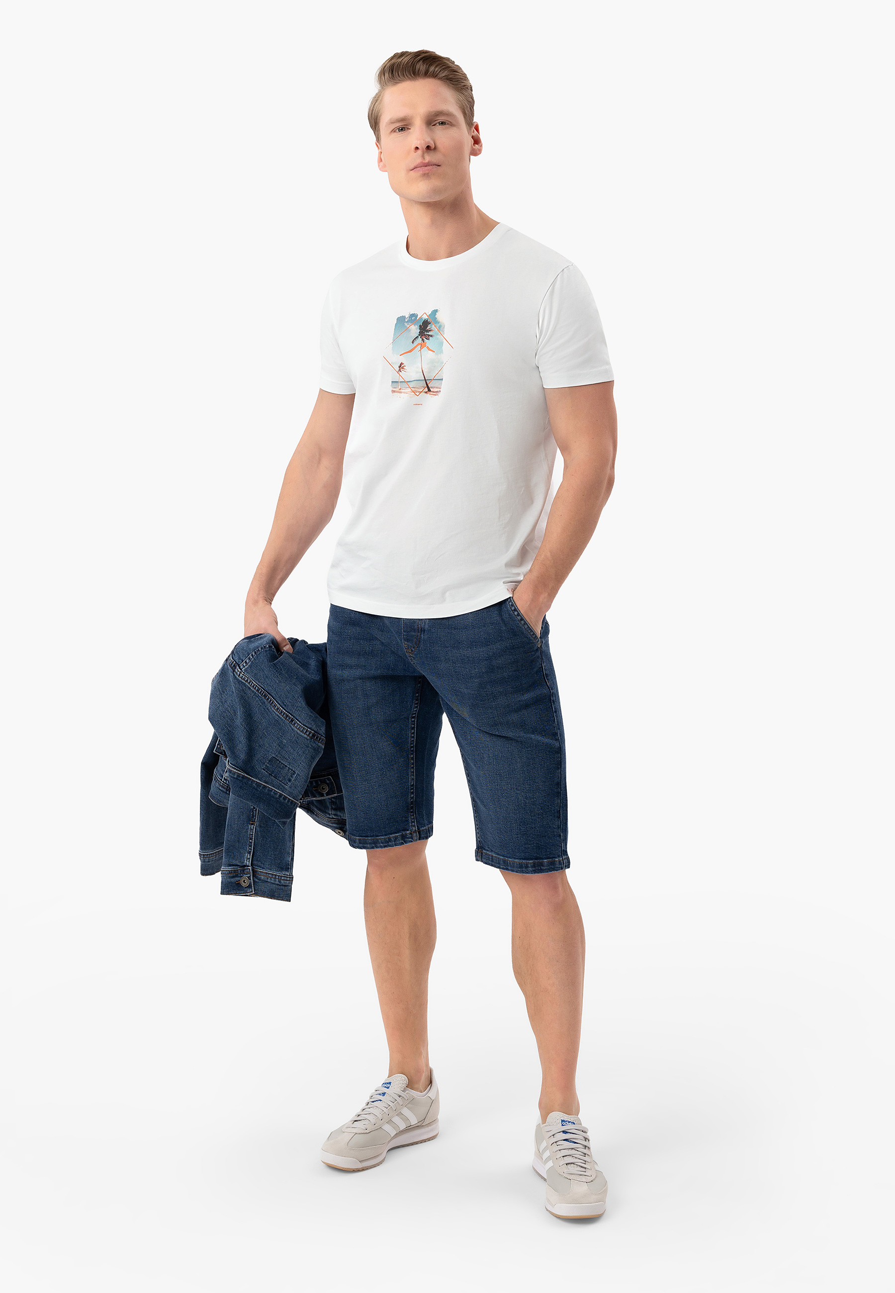 Szorty jeansowe, Regular Fit, E-CARST