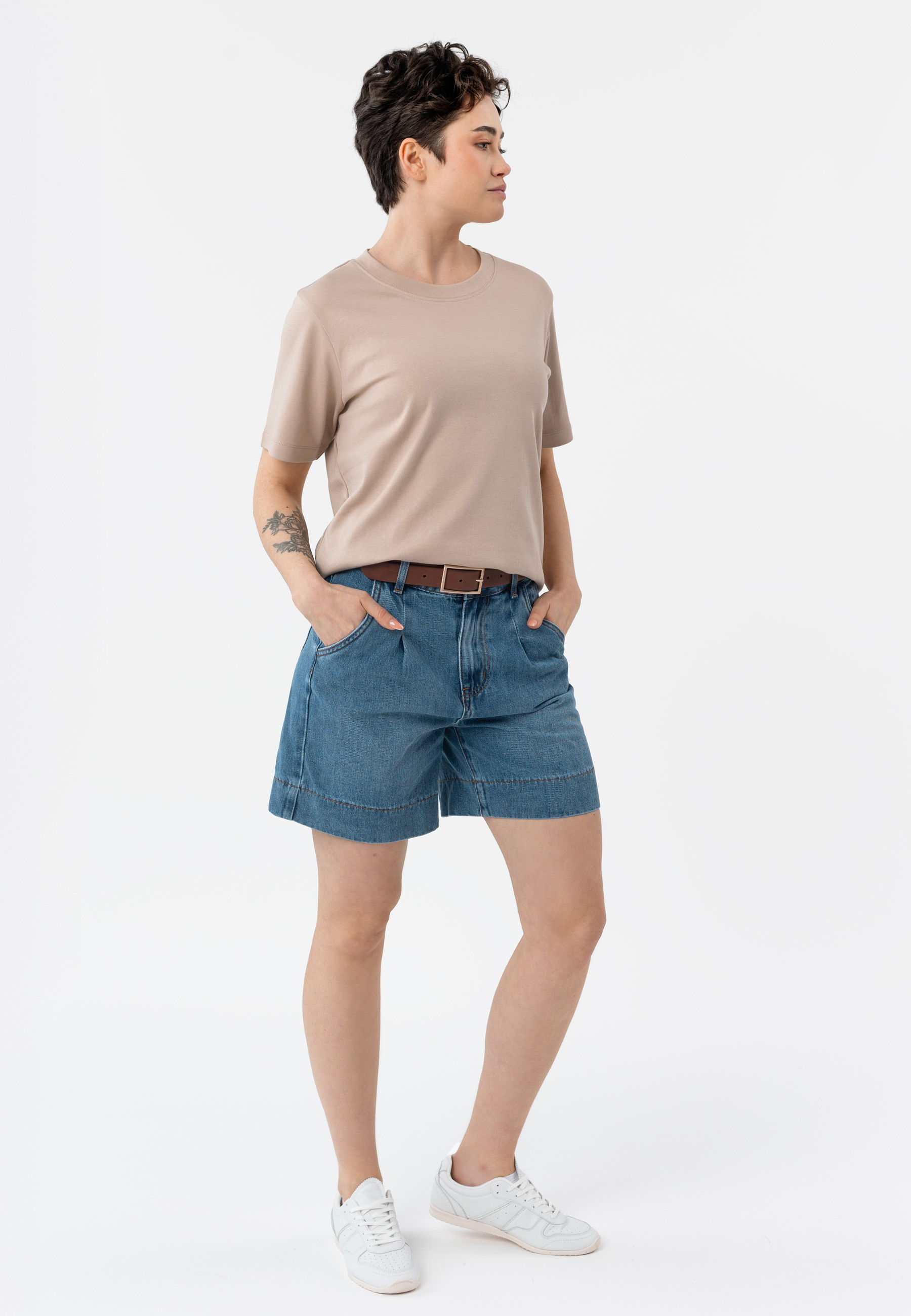 Krótkie szorty jeansowe E-LUMIA