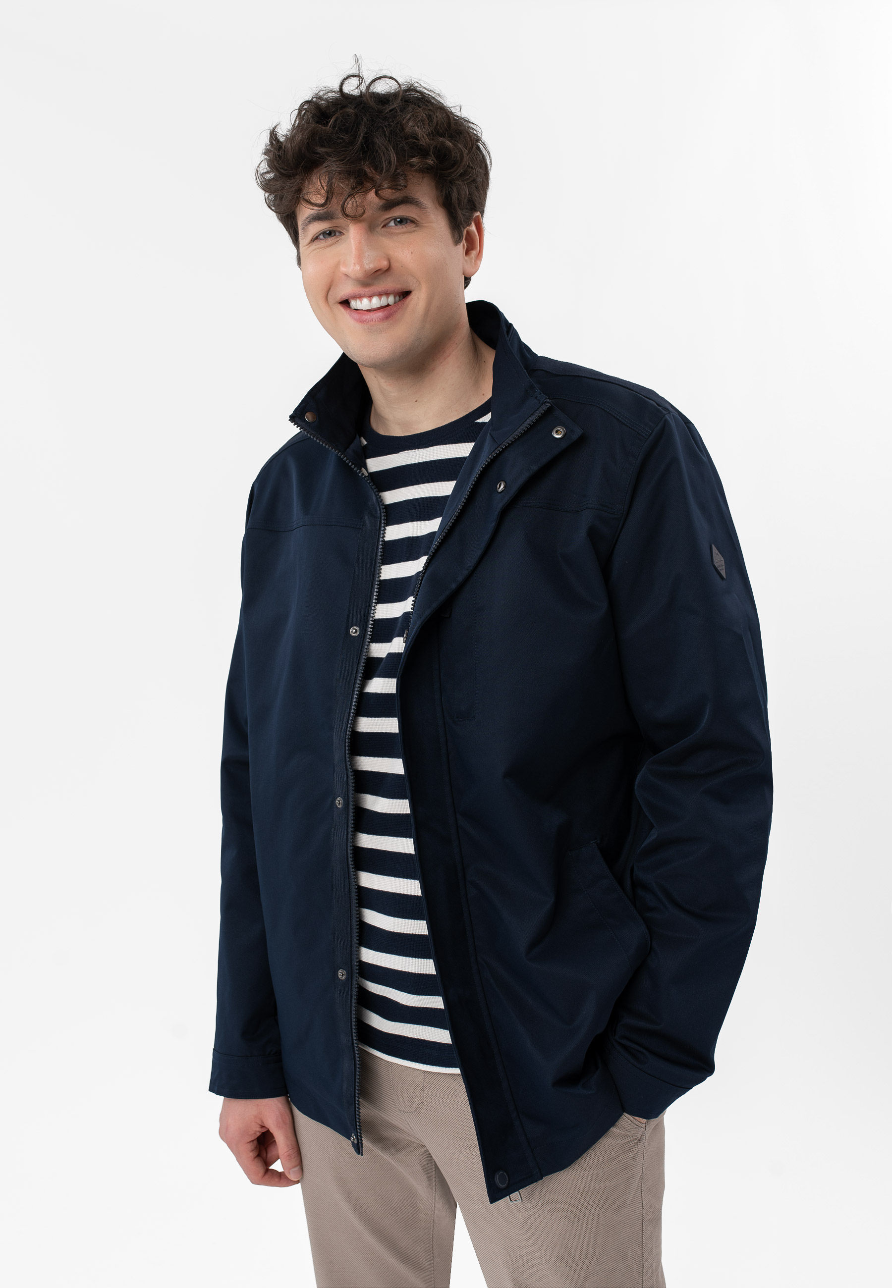 Granatowa kurtka męska J-ARNS