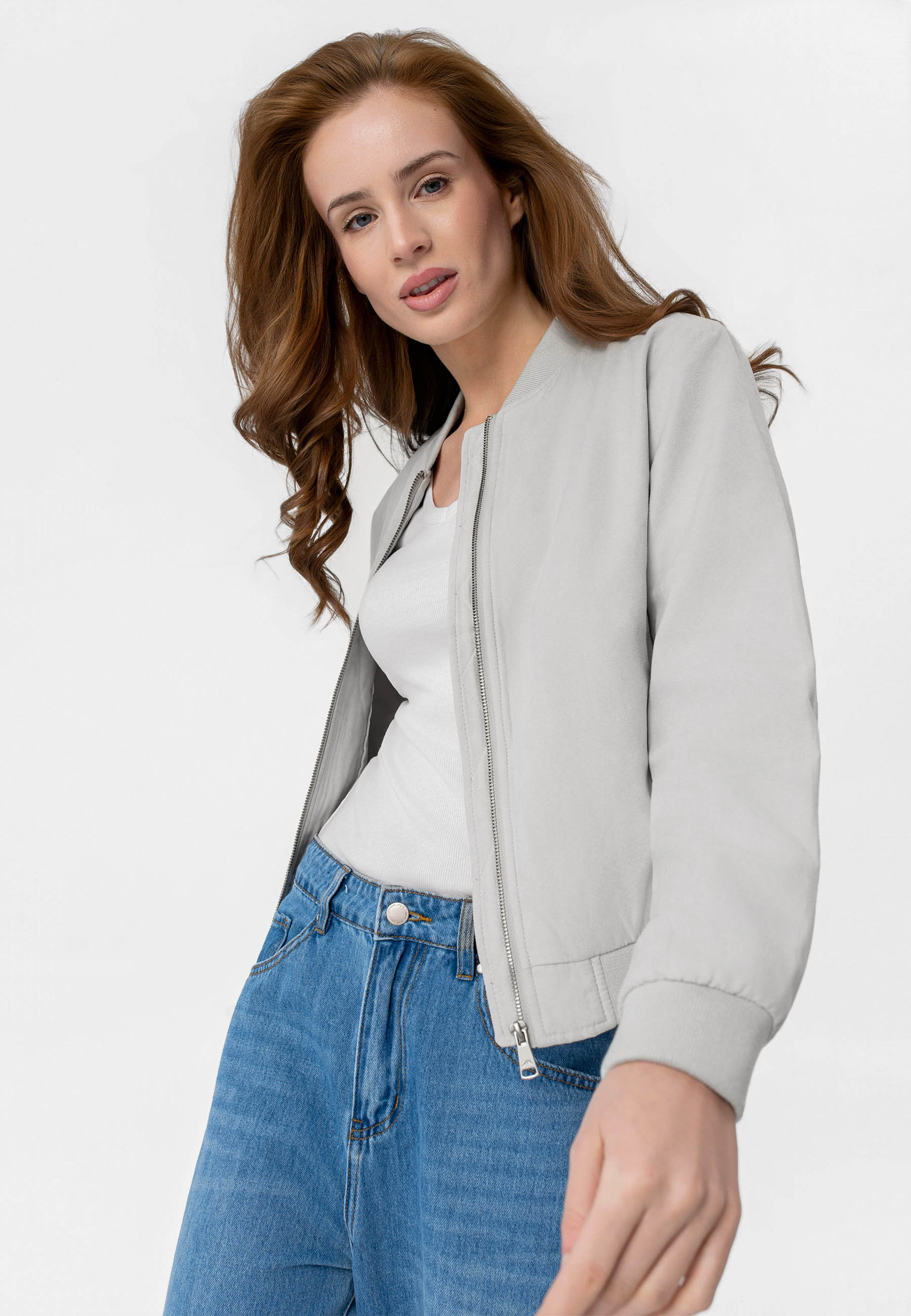 Bomberka z zamszu ekologicznego J-GEORGIA