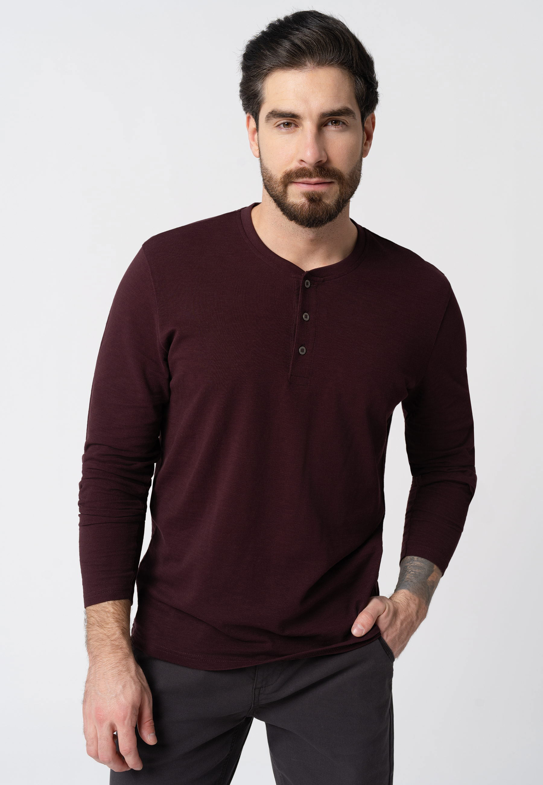 Bawełniany longsleeve L-LARK