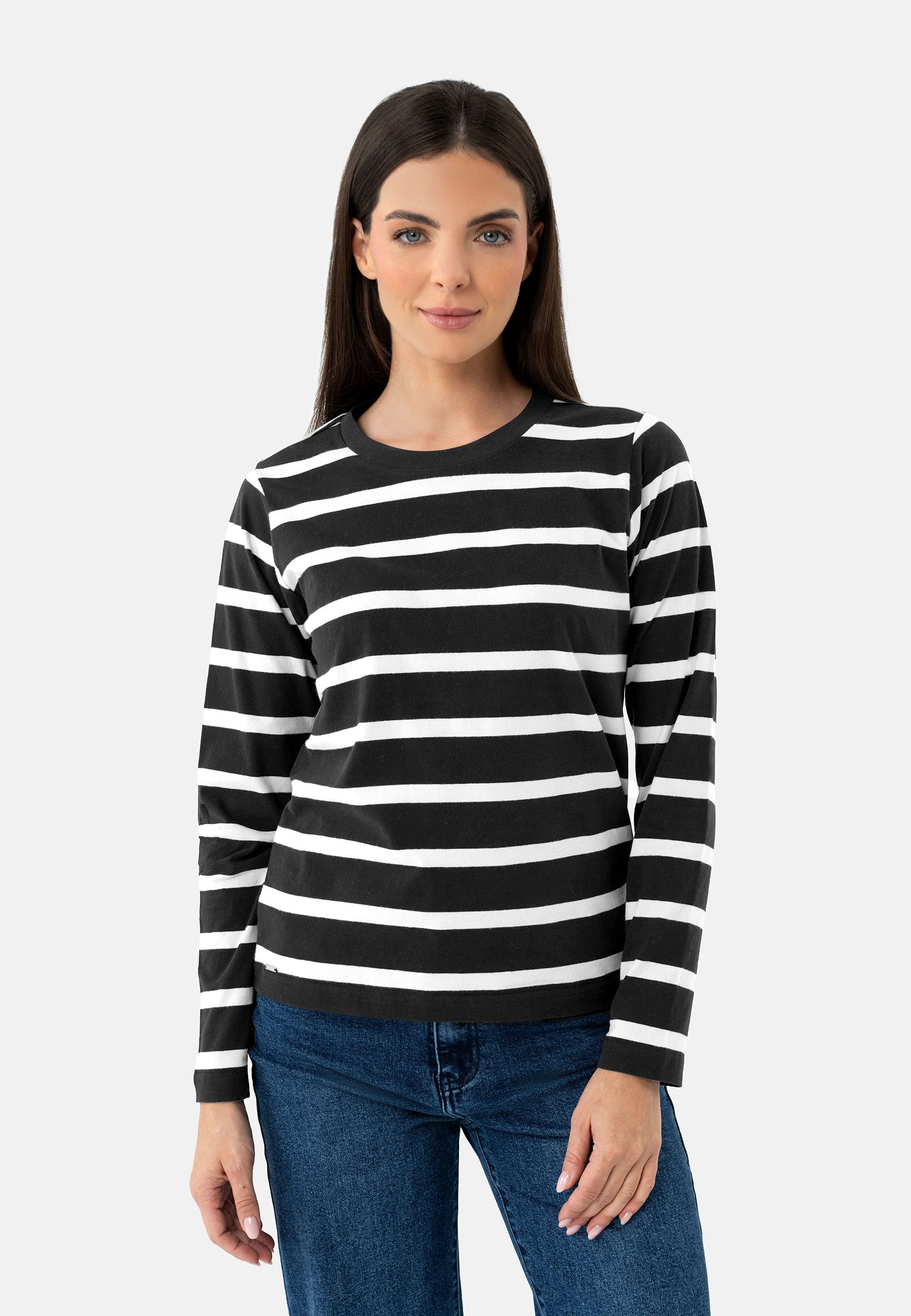 Longsleeve w paski L-MARLA