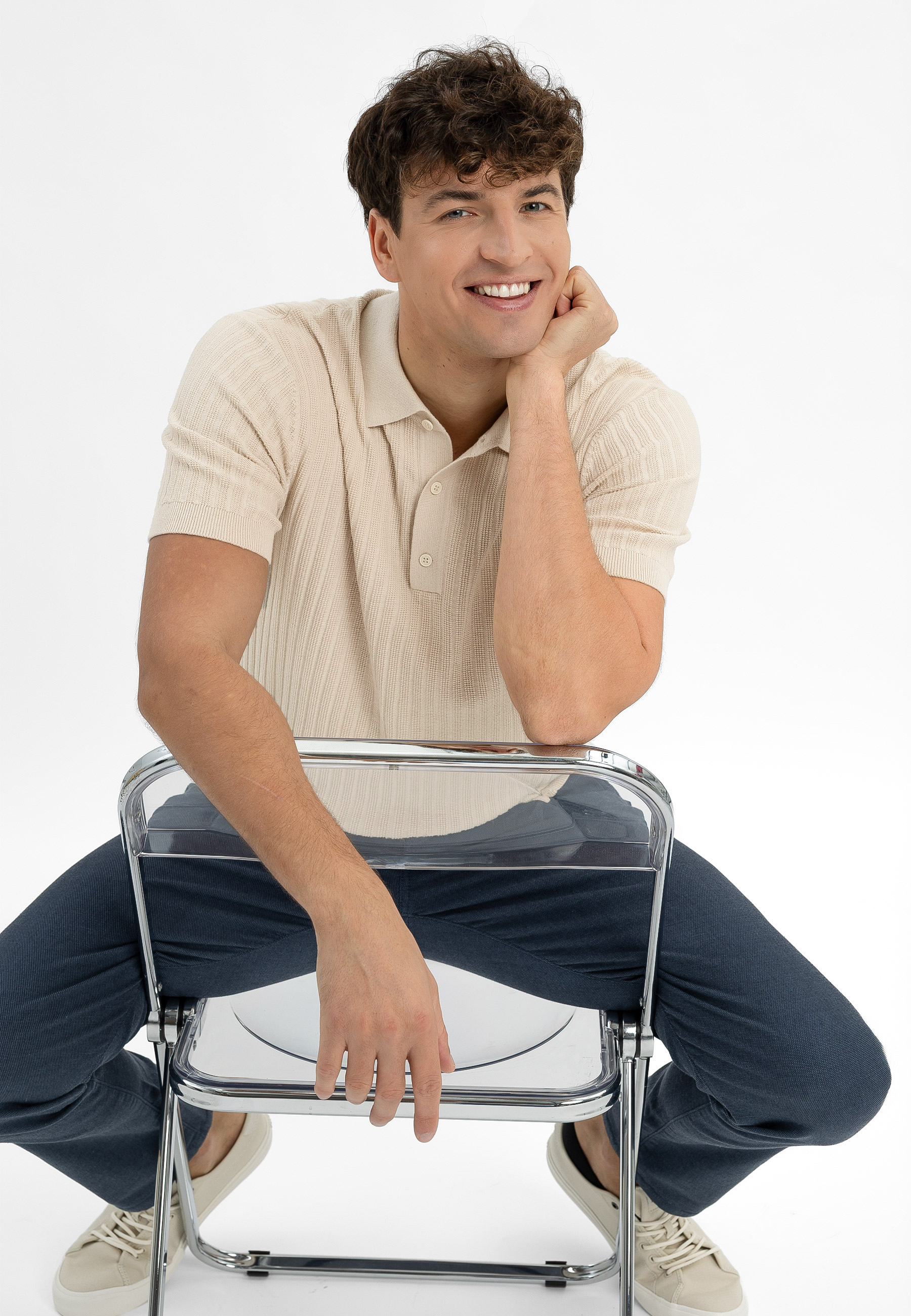 Koszulka polo z dzianiny O-DRUMI