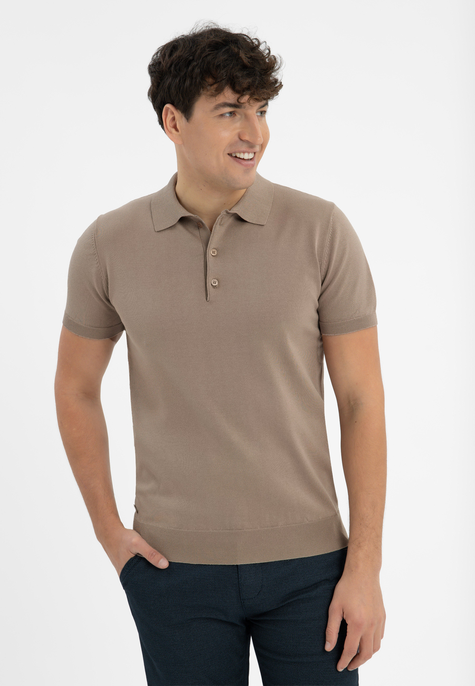 Dzianinowa polówka O-MORO