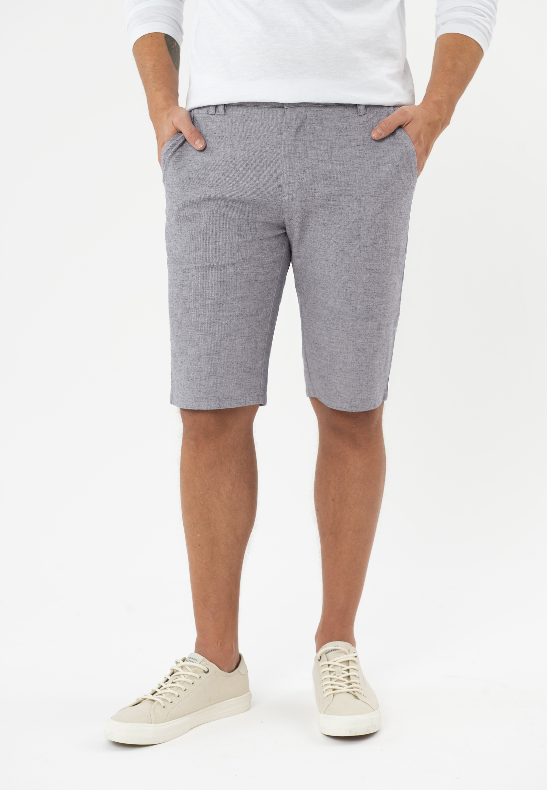 Krótkie spodnie chino P-BRAXTON