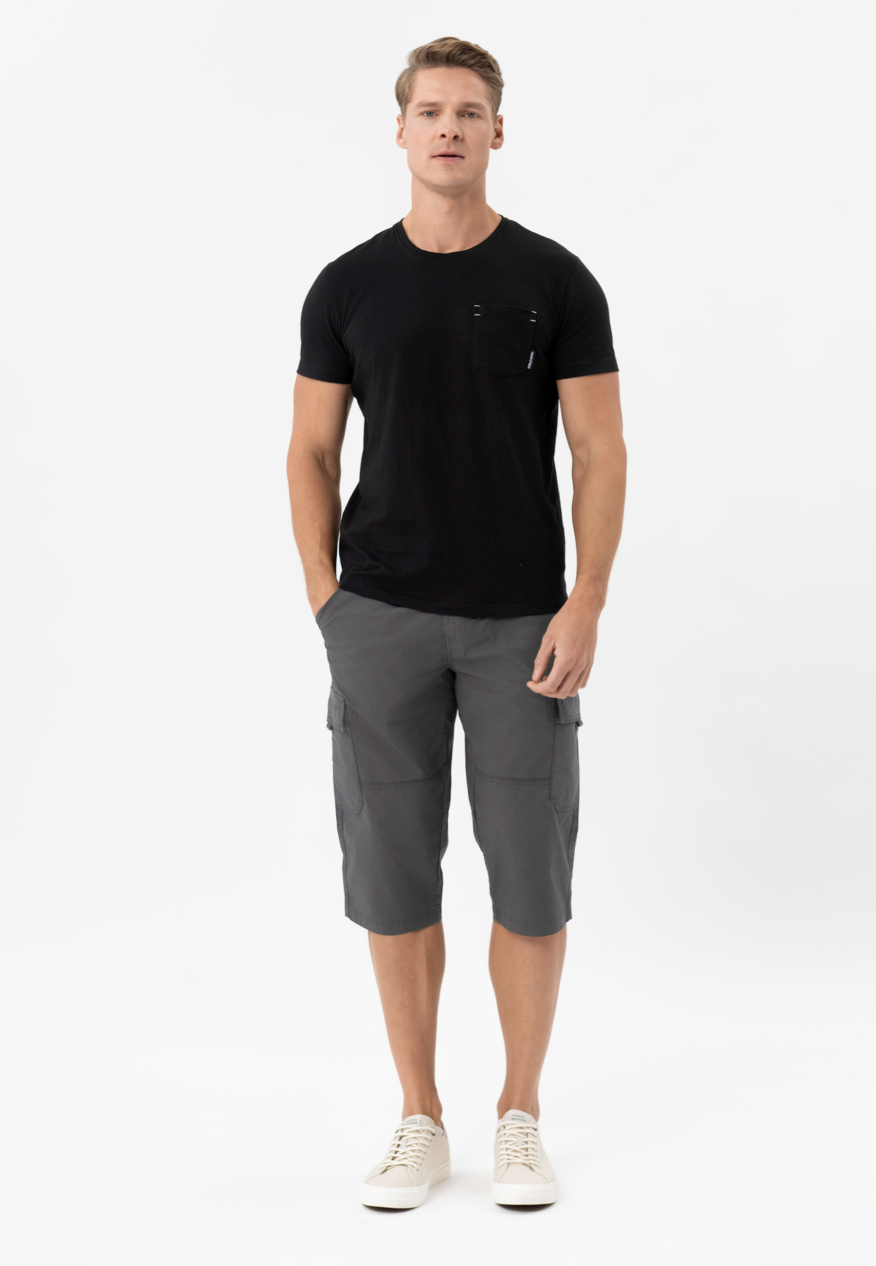 Szorty bojówki z paskiem P-ERGS