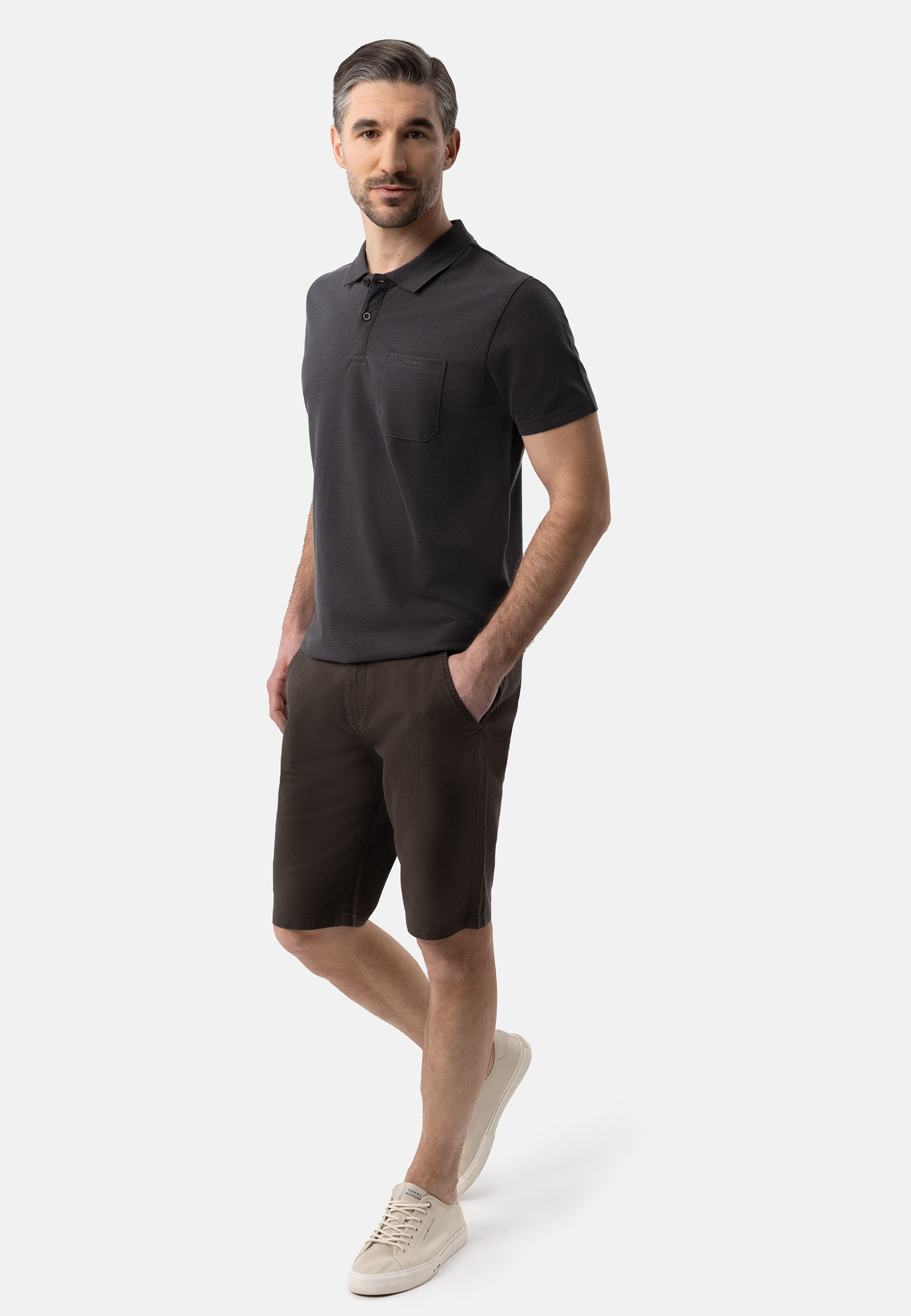 Lniane szorty, Regular Fit, P-GOUDS