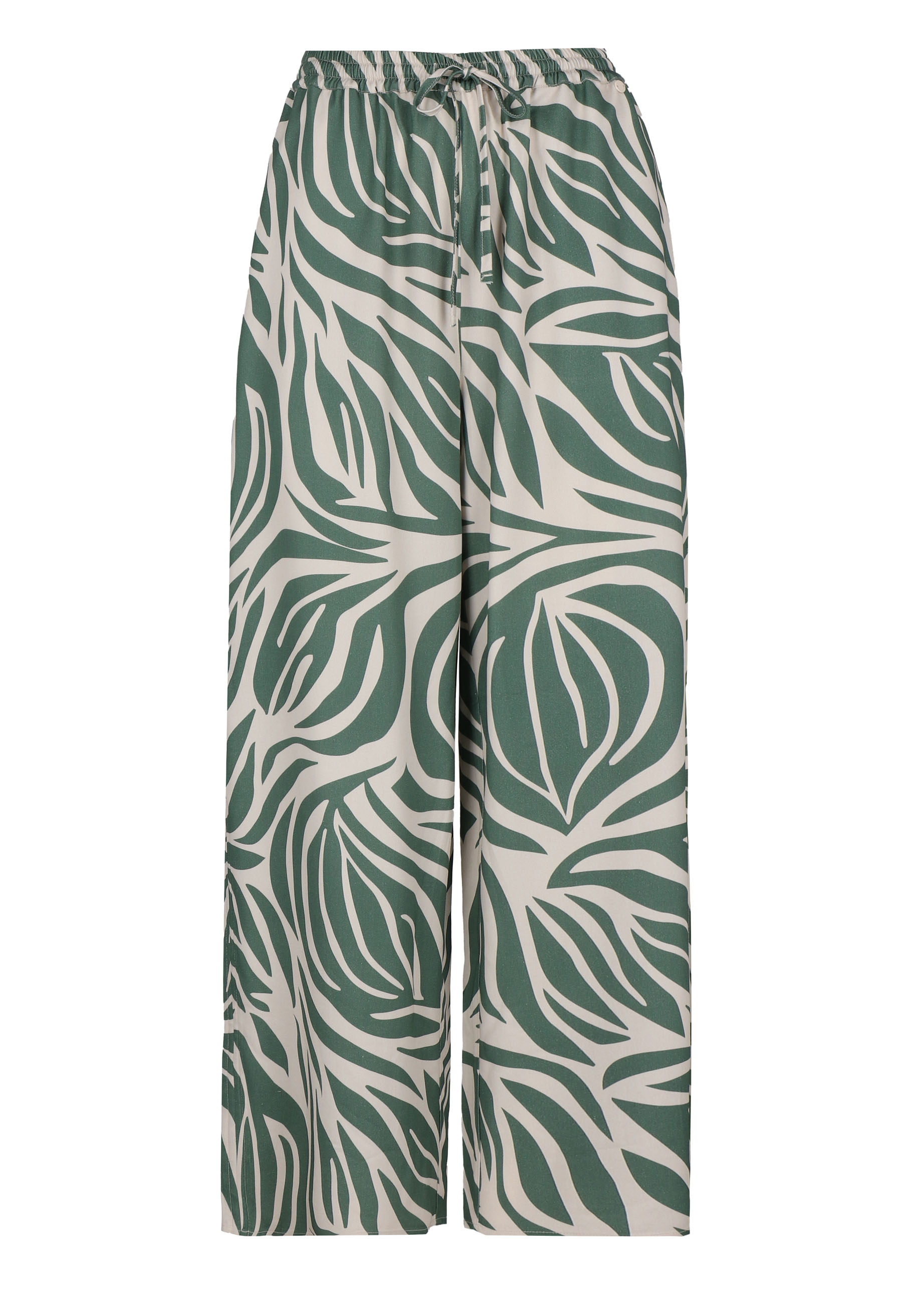 Luźne spodnie z wzorem R-DOLANA