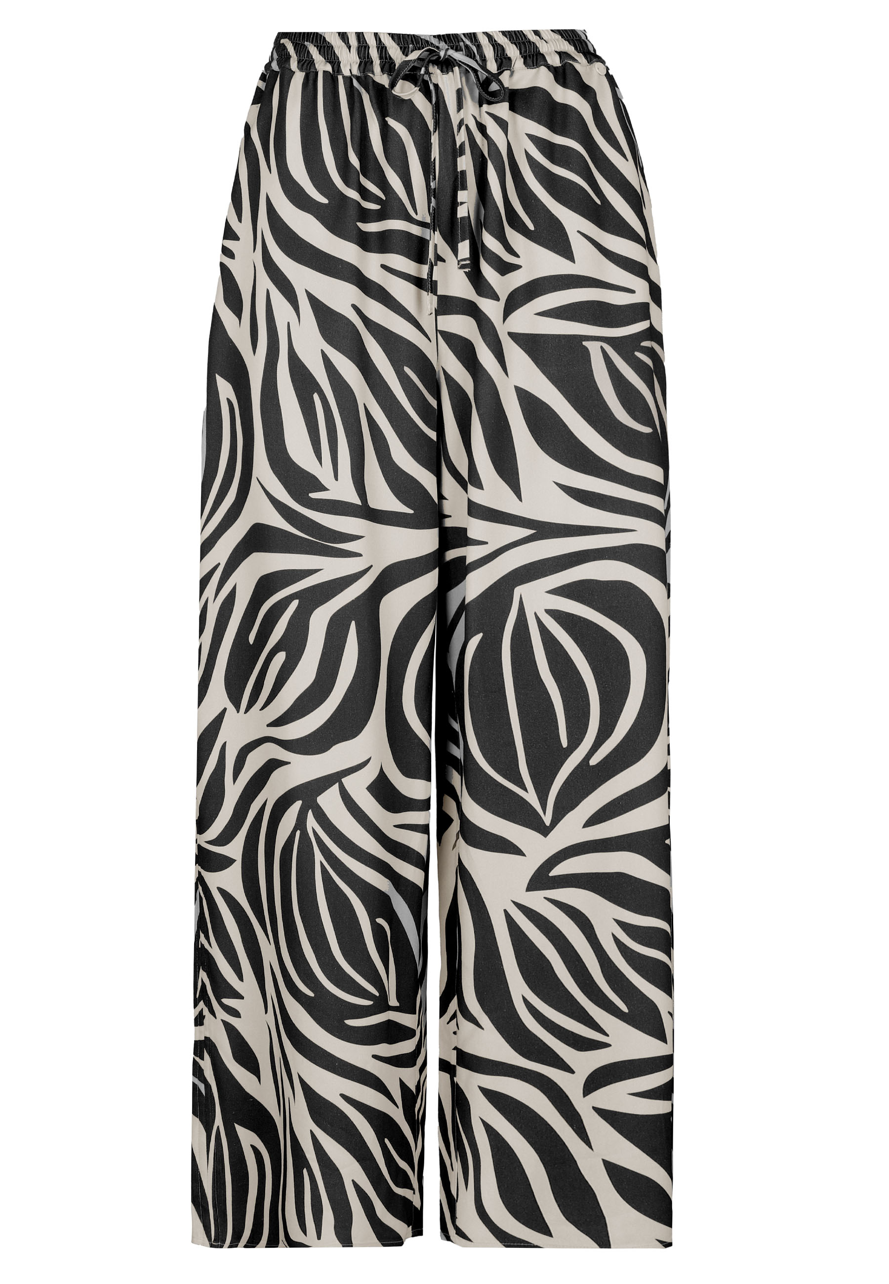 Luźne spodnie z wzorem R-DOLANA