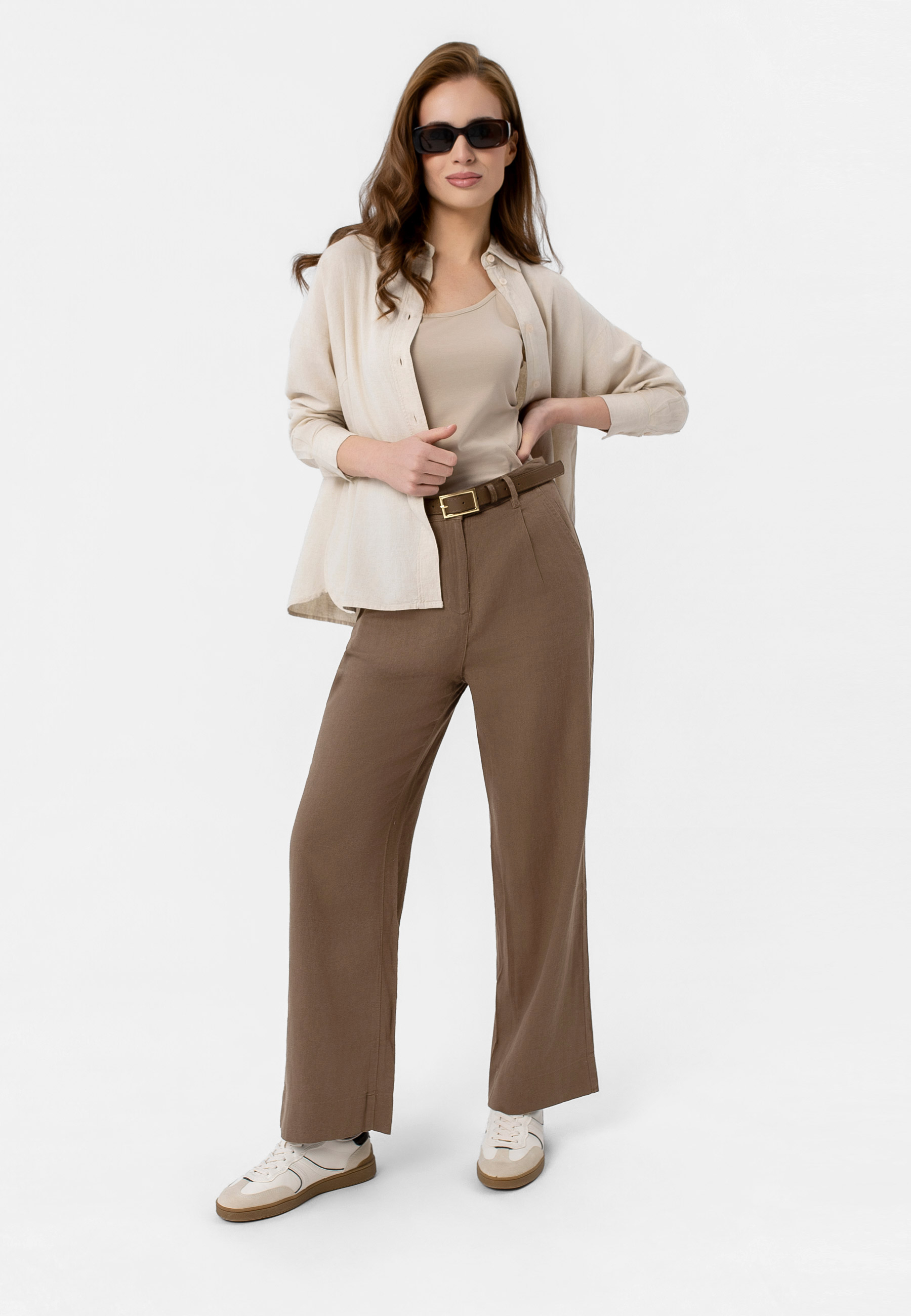 Spodnie lniane R-GITTA