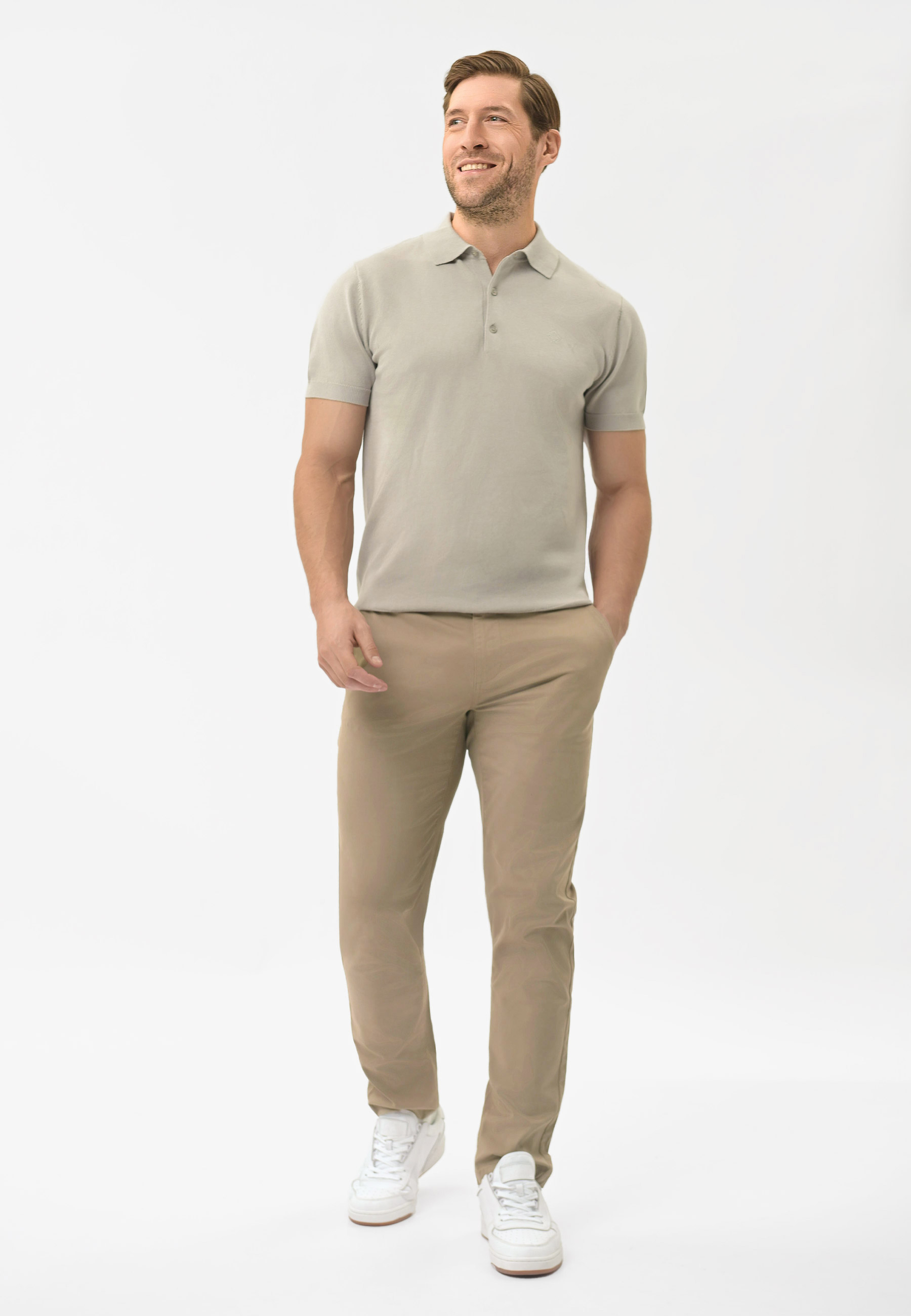 Bawełniane spodnie R-JOE