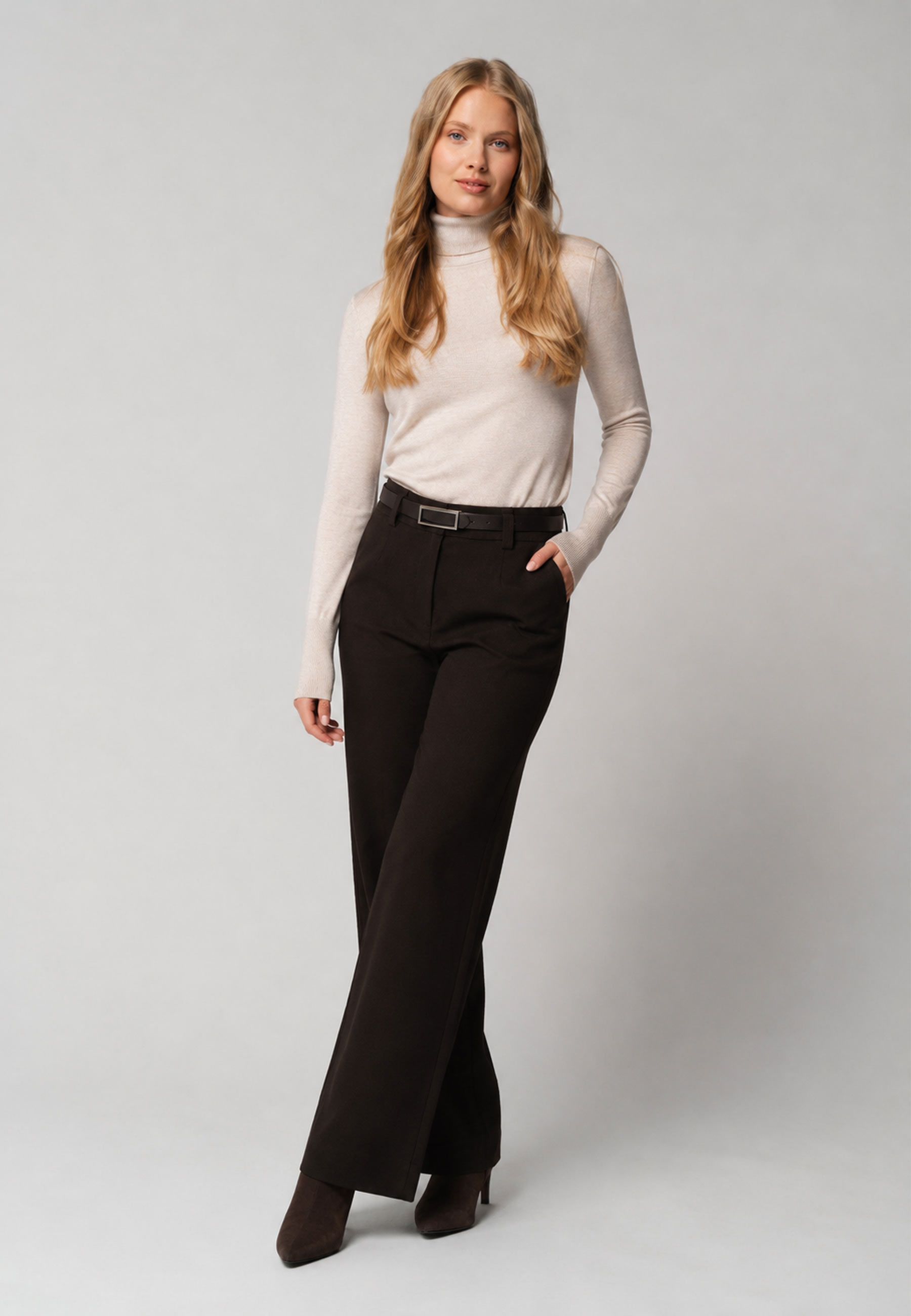 Eleganckie spodnie, Comfort Fit, R-MISAYA