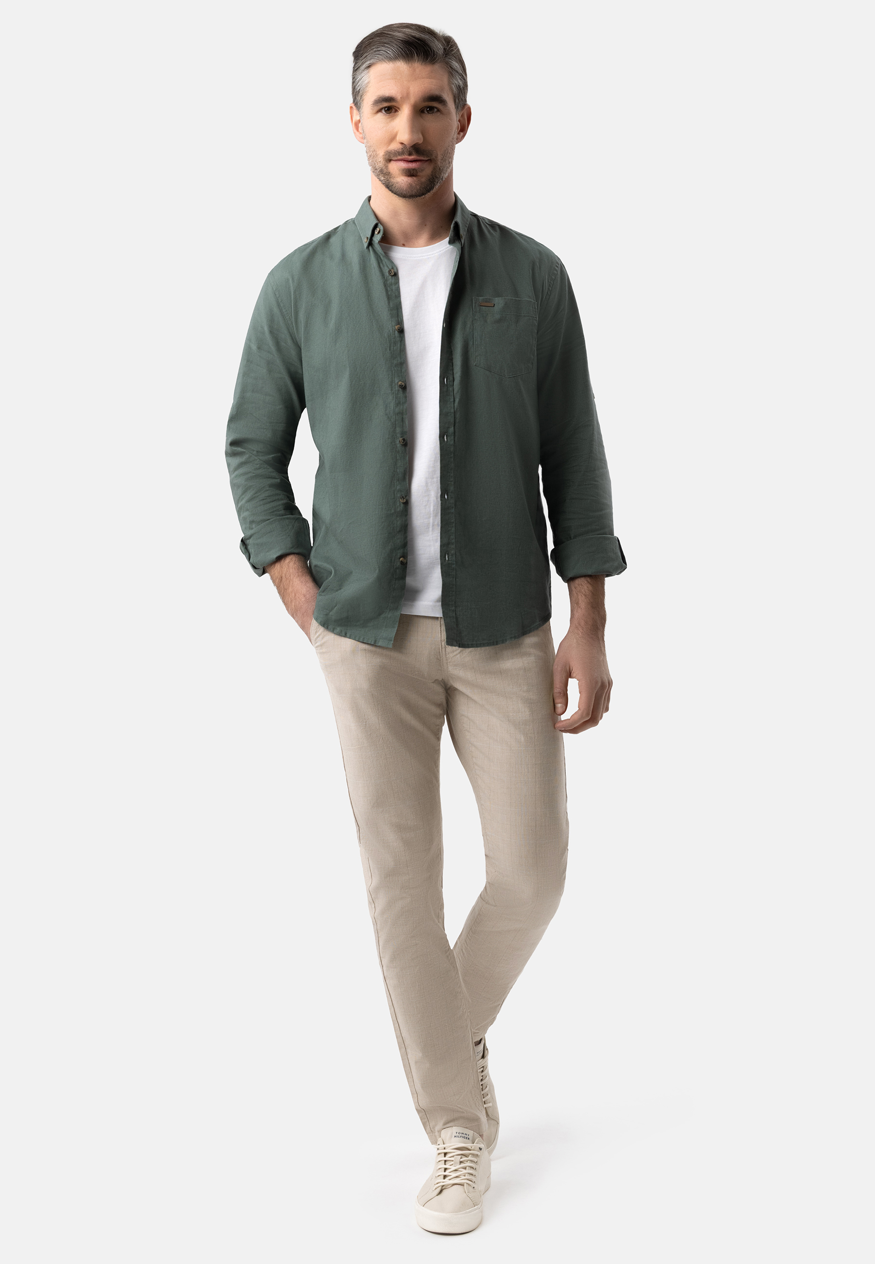 Spodnie w kratkę R-SIMO