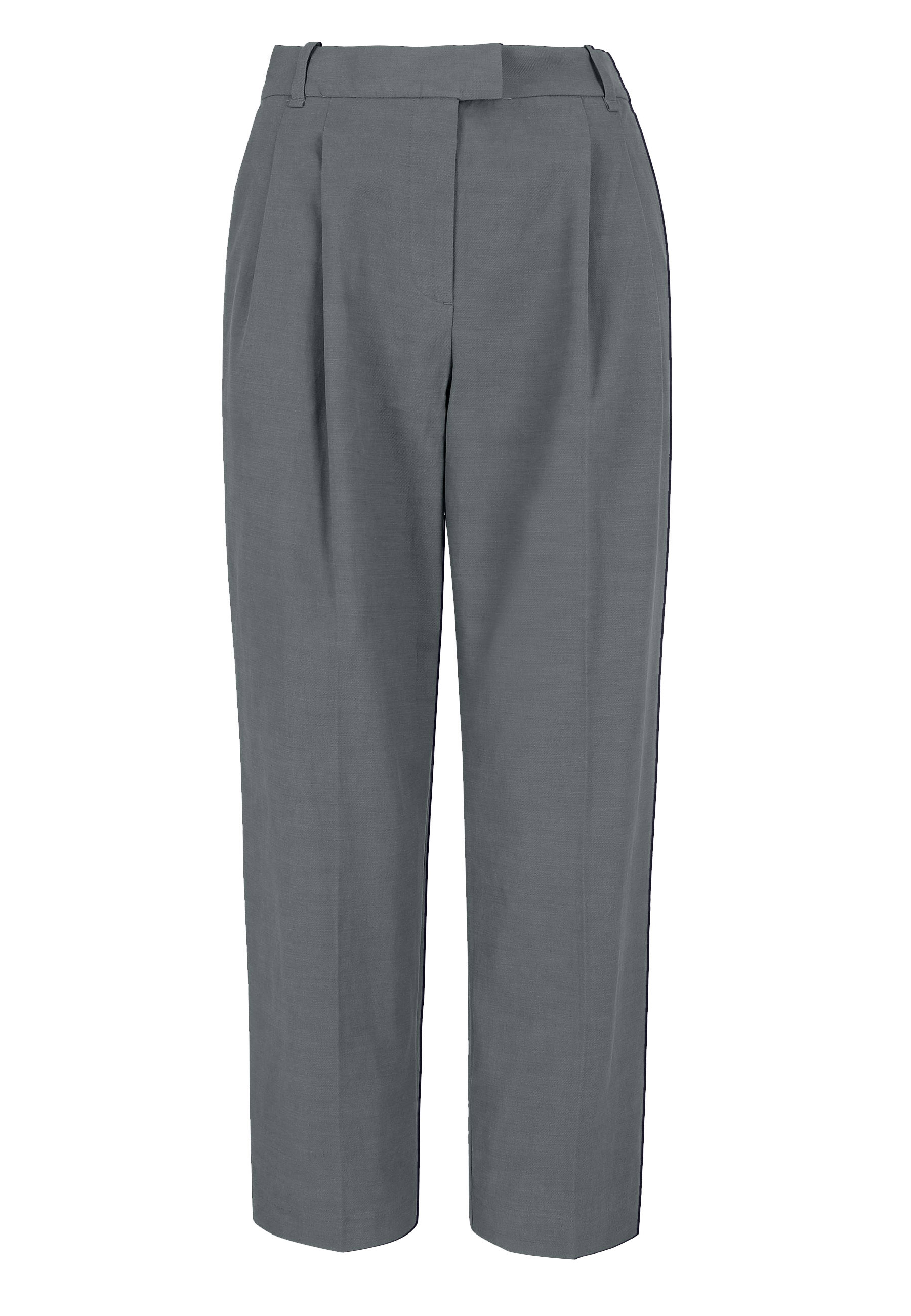 Materiałowe spodnie casual R-TERA