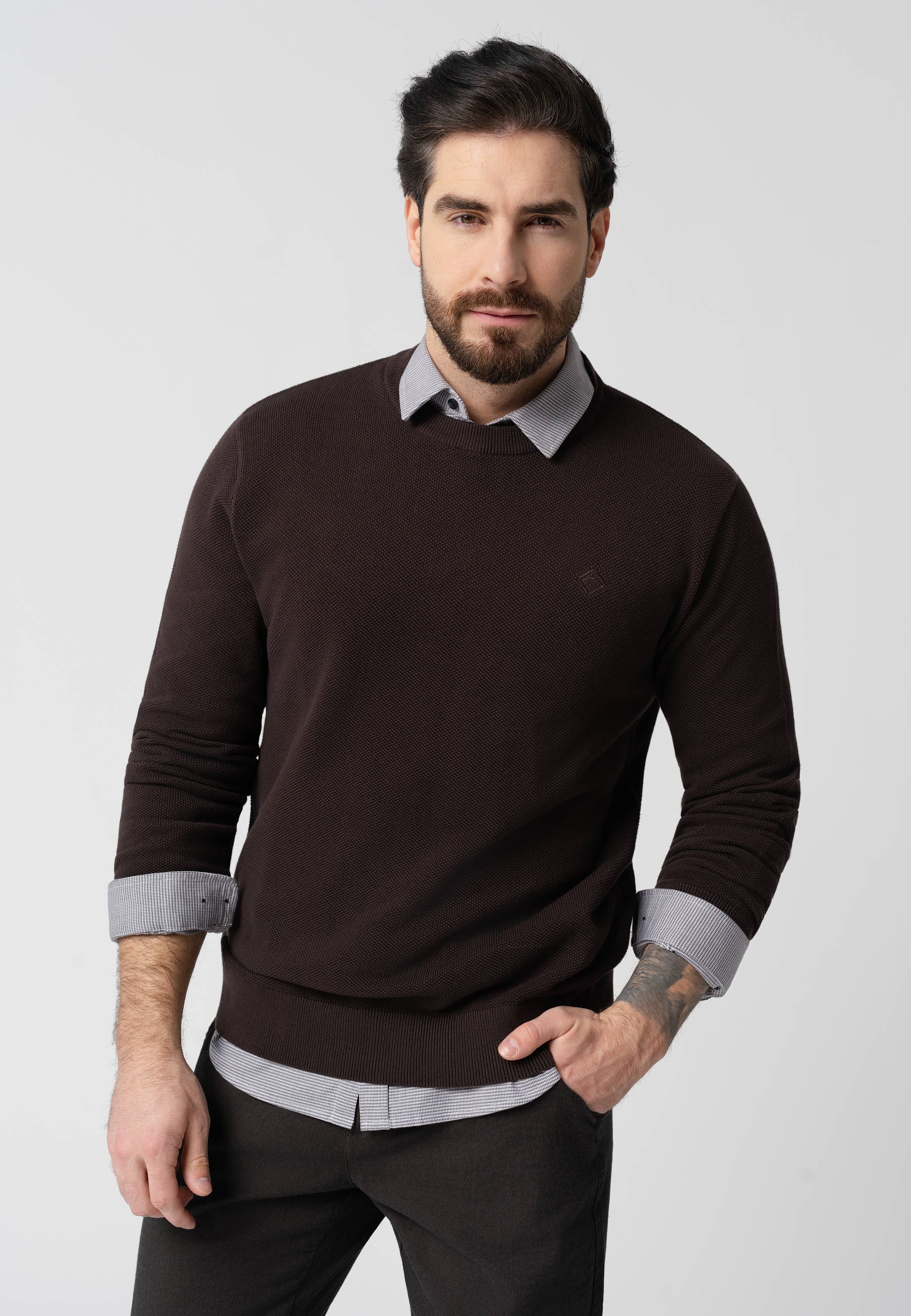 Bawełniany sweter S-LOGAN