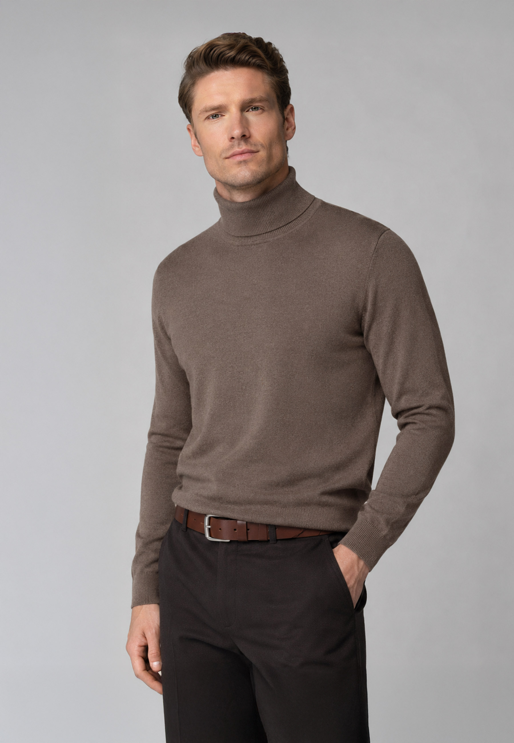 Sweter z golfem S-MAX
