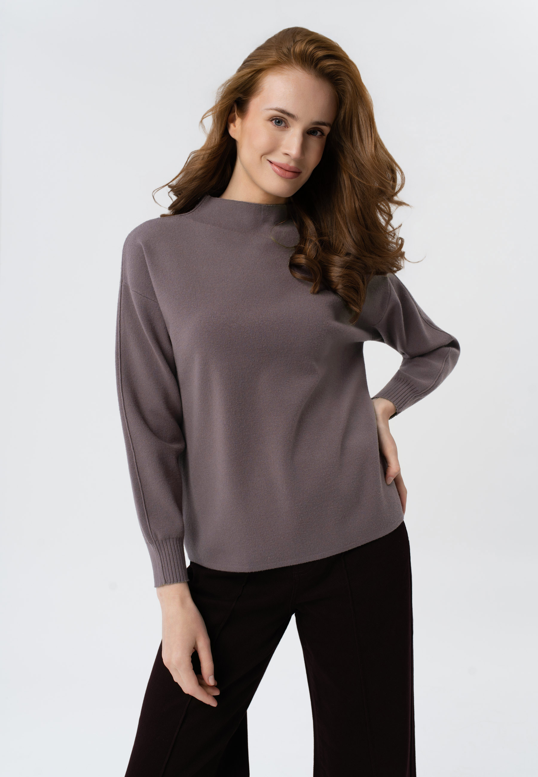 Sweter z półgolfem S-SARA