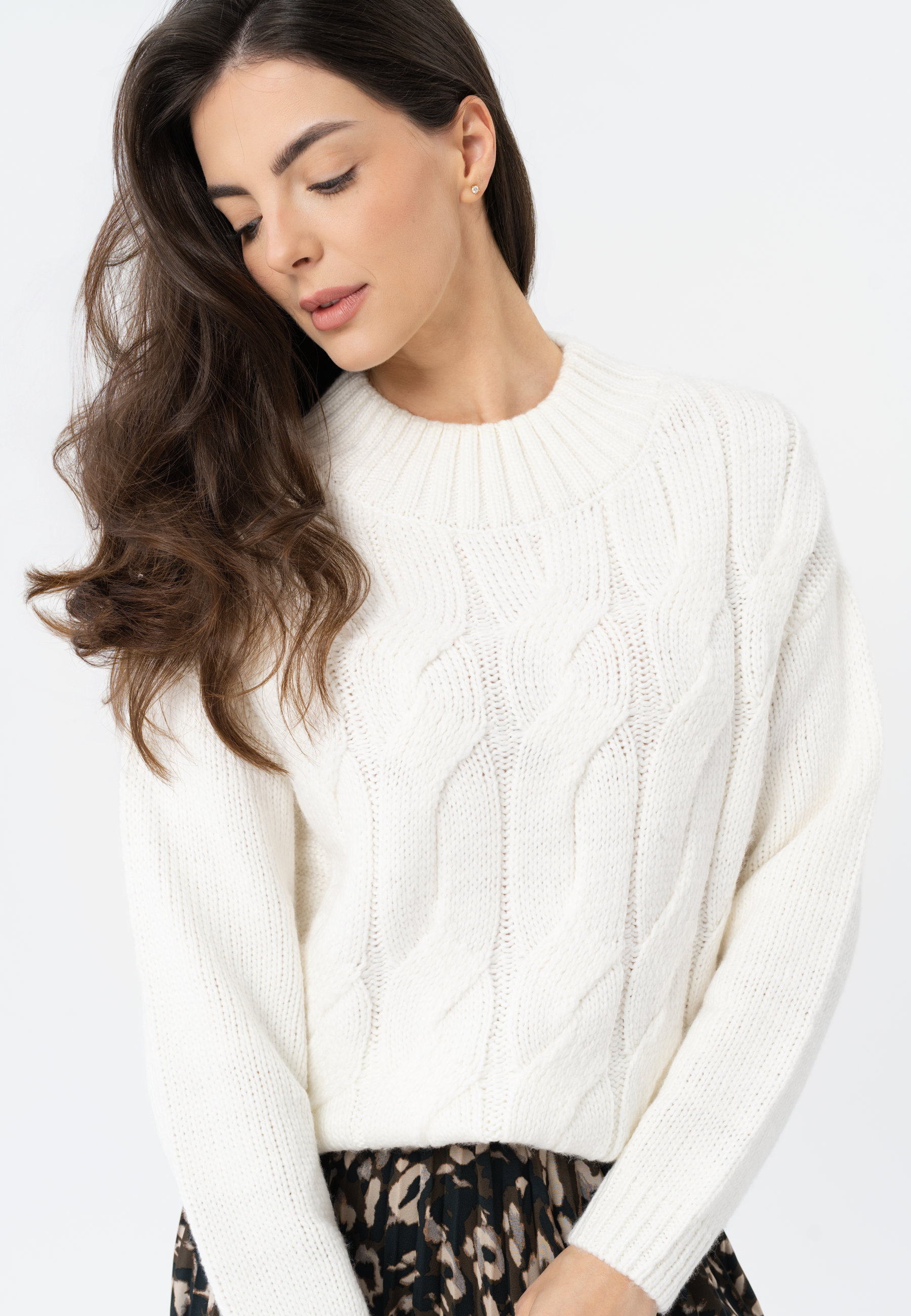 Sweter z wełną S-TAMINA