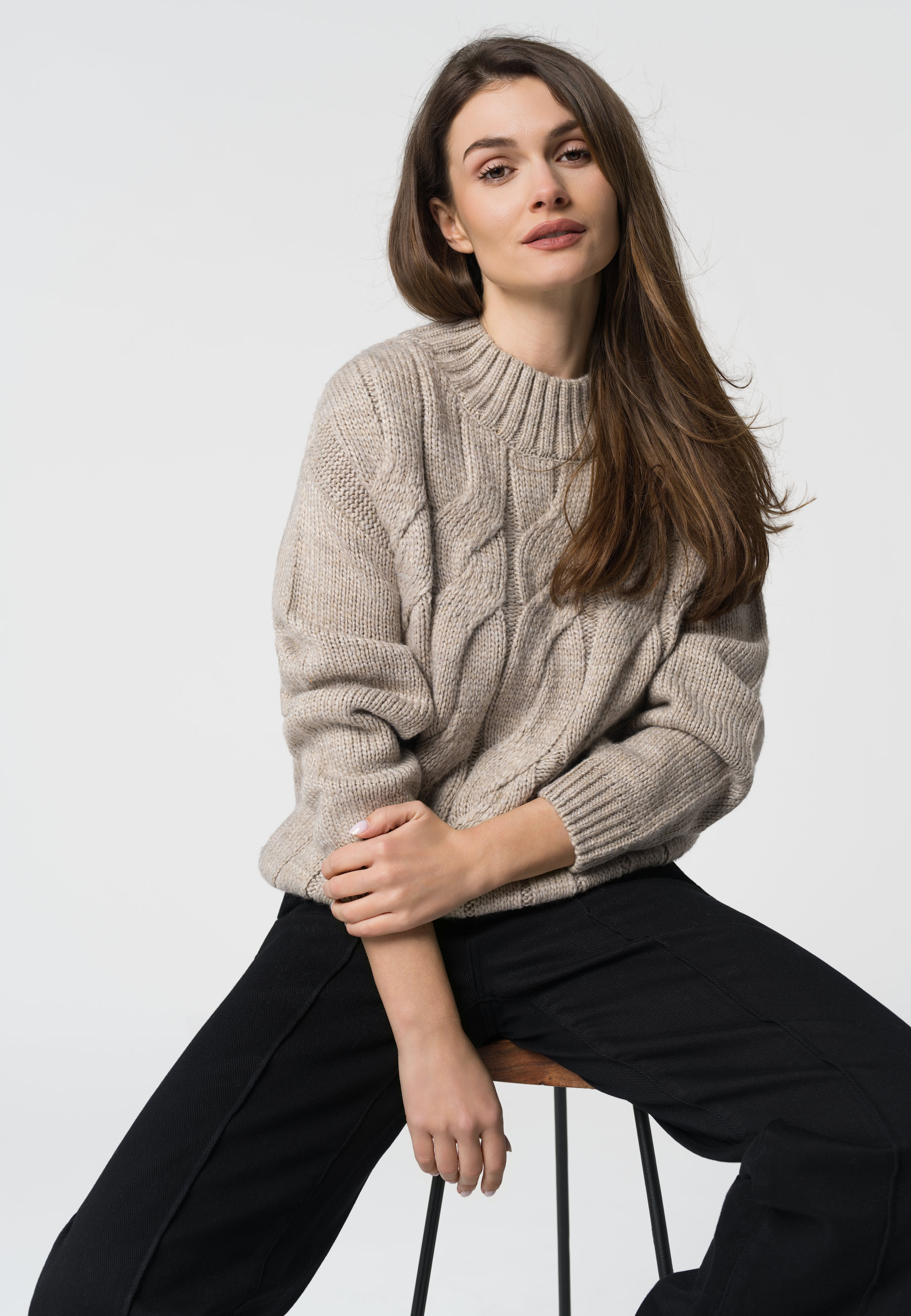 Sweter z wełną S-TAMINA