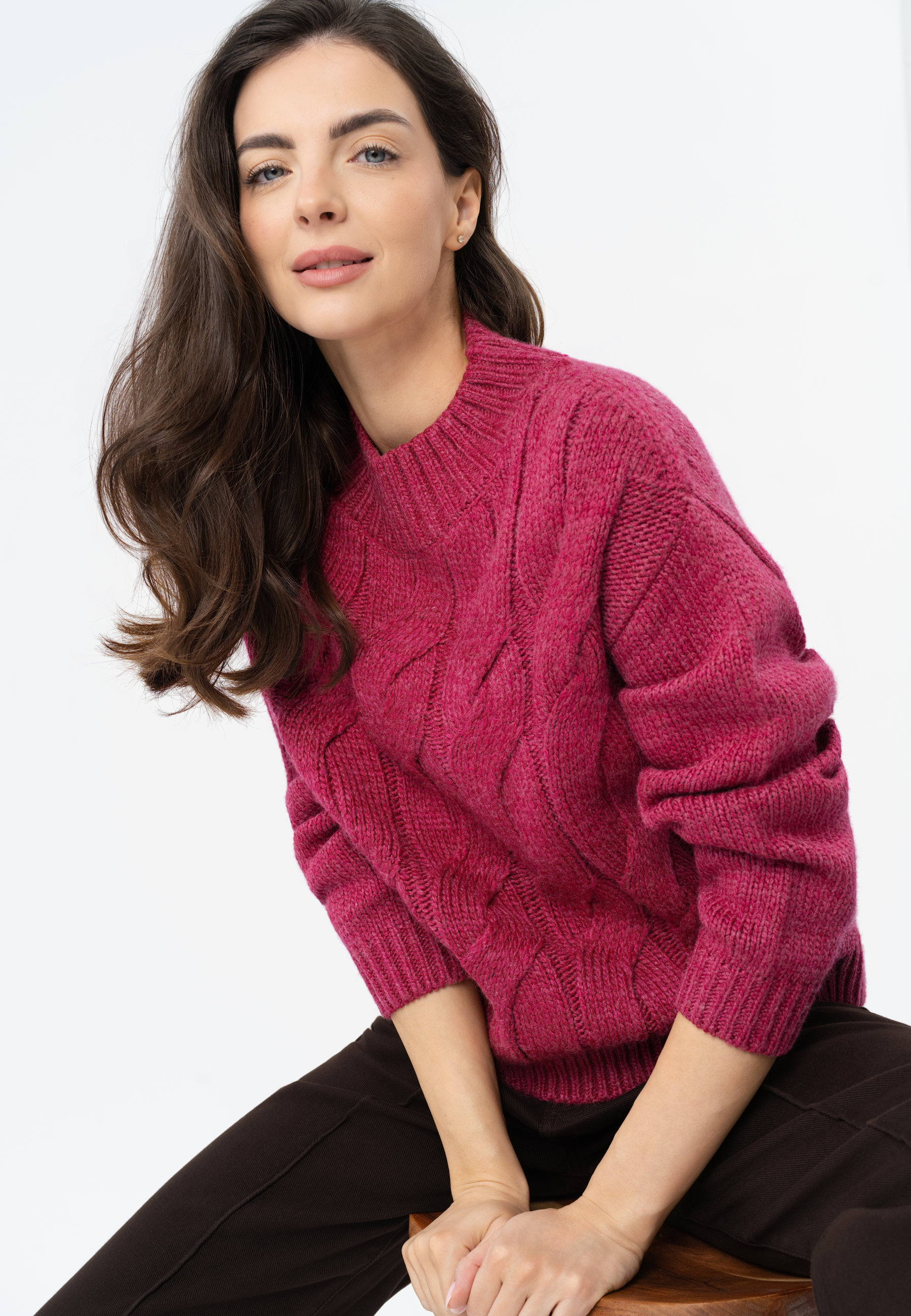 Sweter z wełną S-TAMINA